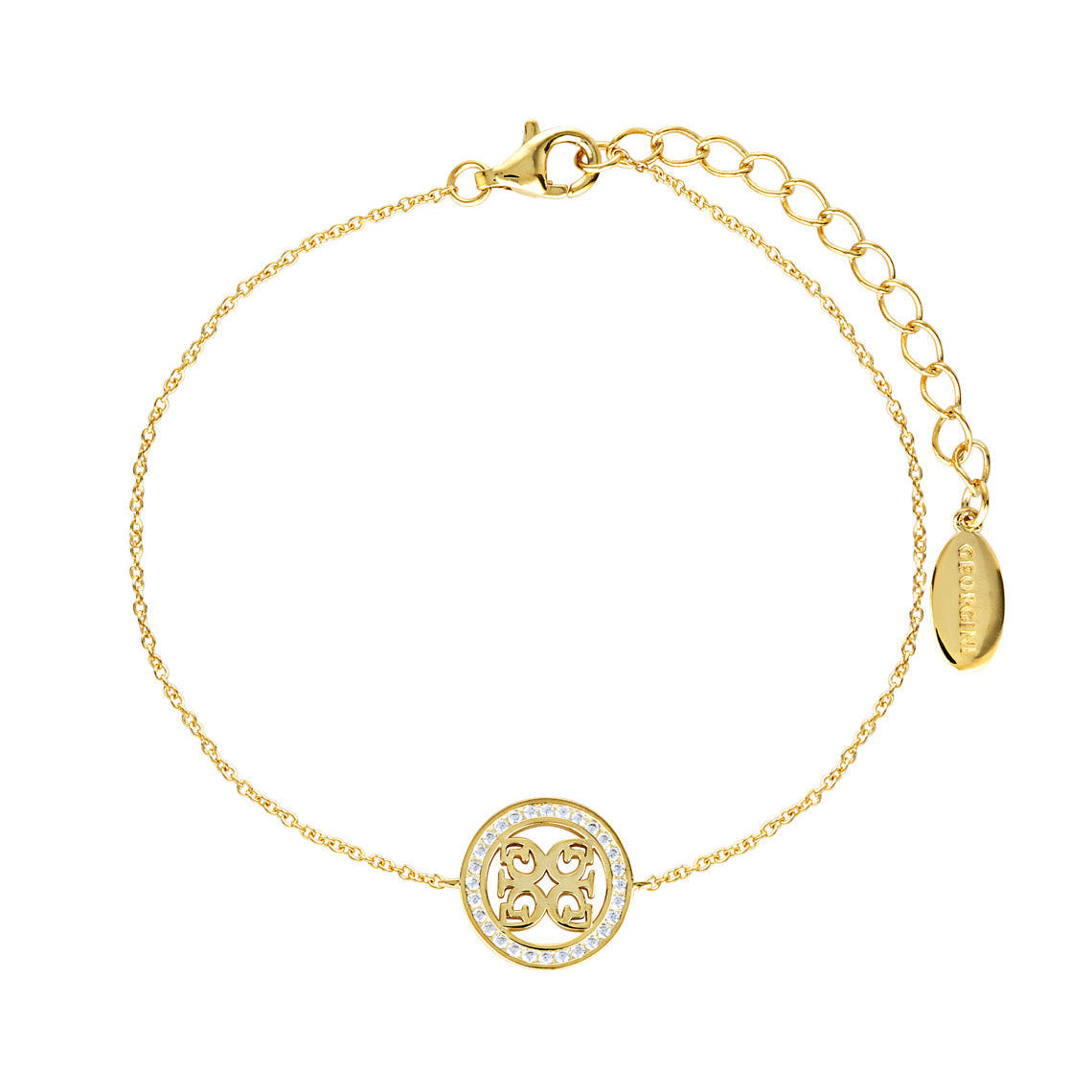 Signature Medalion Bracelet Gold
