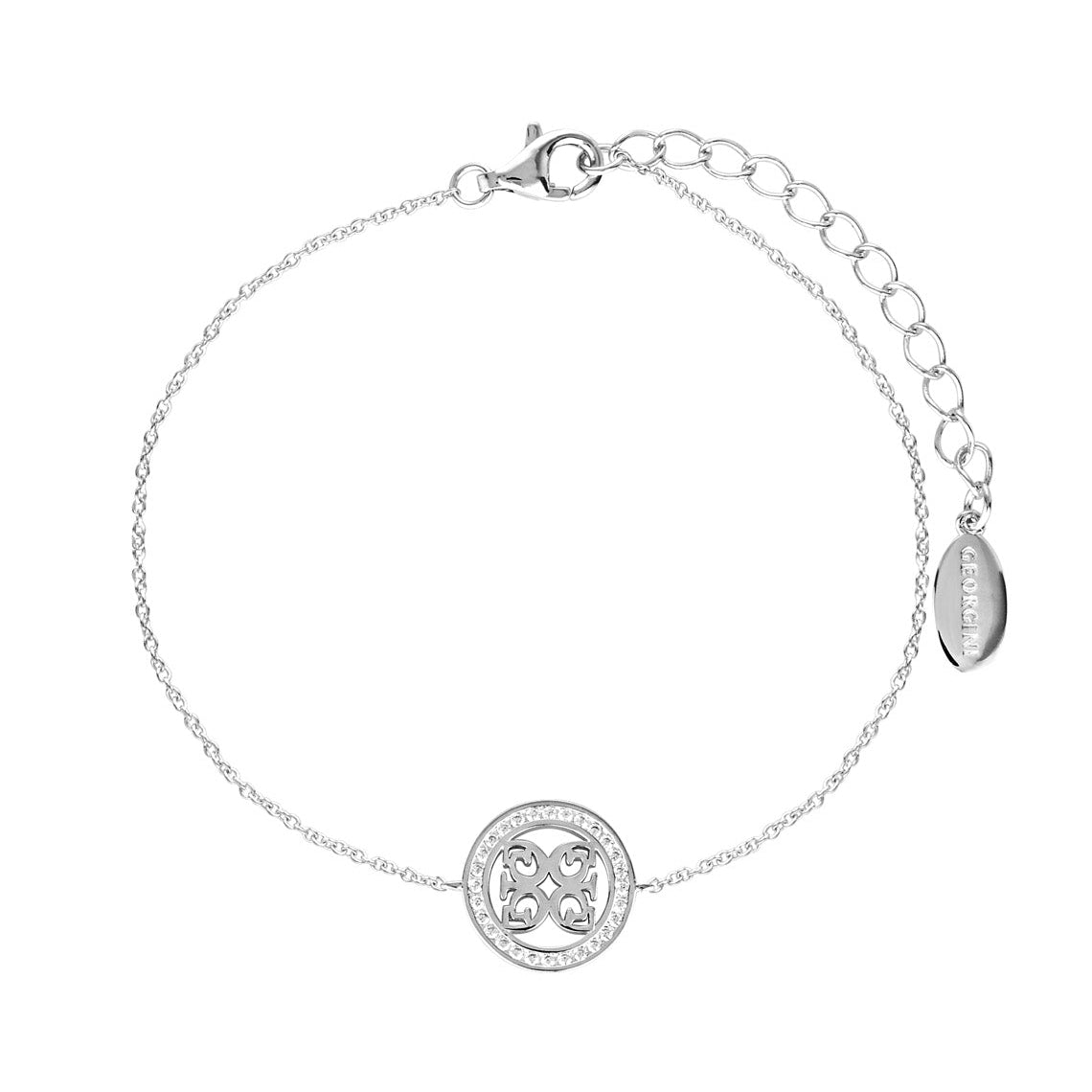 Signature Medalion Bracelet Silver