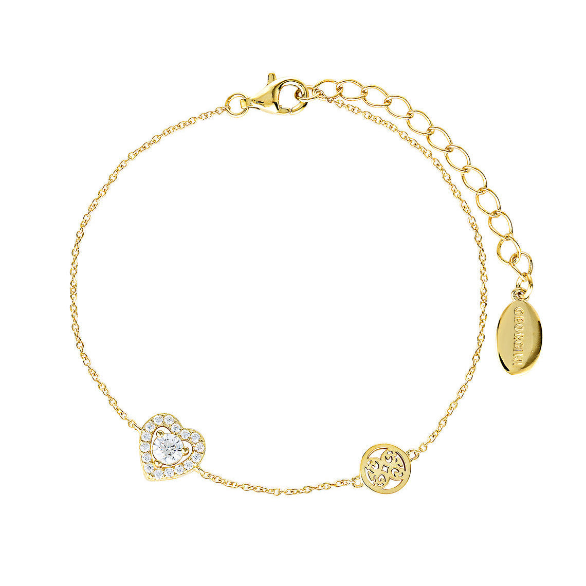 Signature Sealed with A Kiss Bracelet Gold