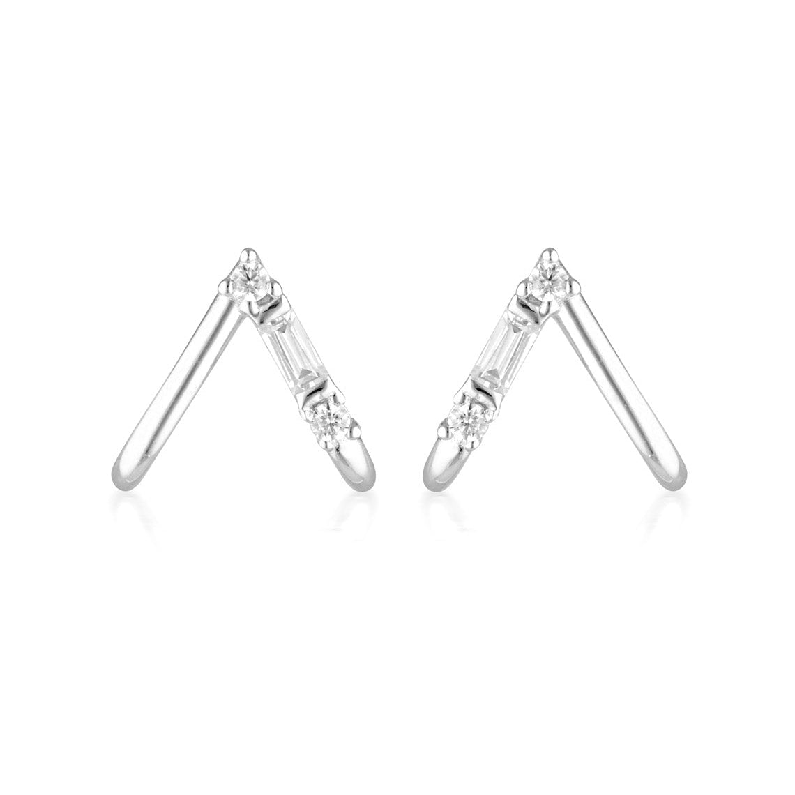 Georgini The Layered Edit Tiga Earrings Silver