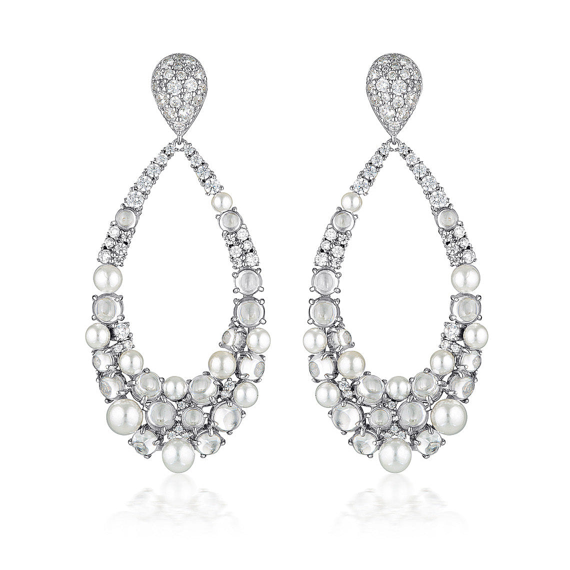 Red Carpet Met Earrings Silver