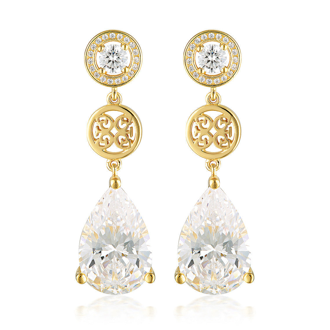 Signature Memento Earrings Gold