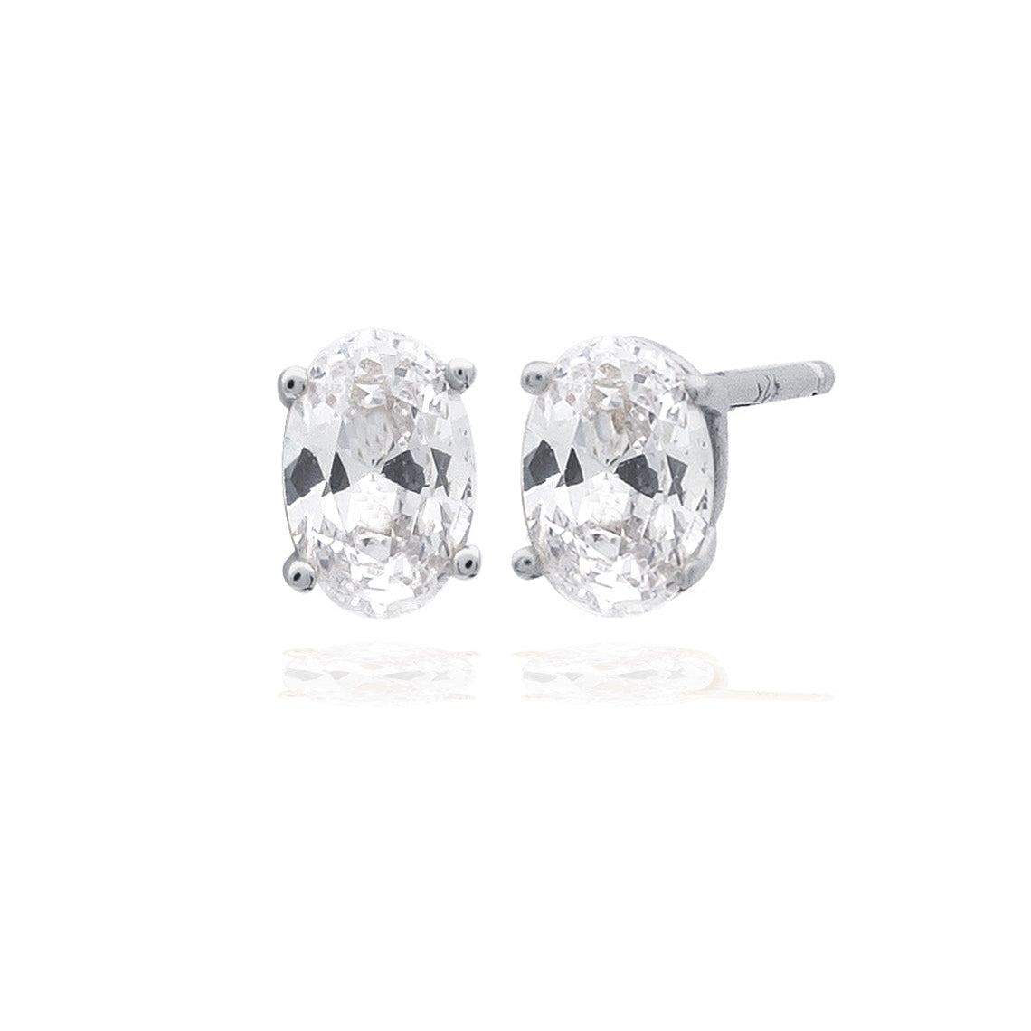 A Christmas Journey Ellipse Earrings Silver