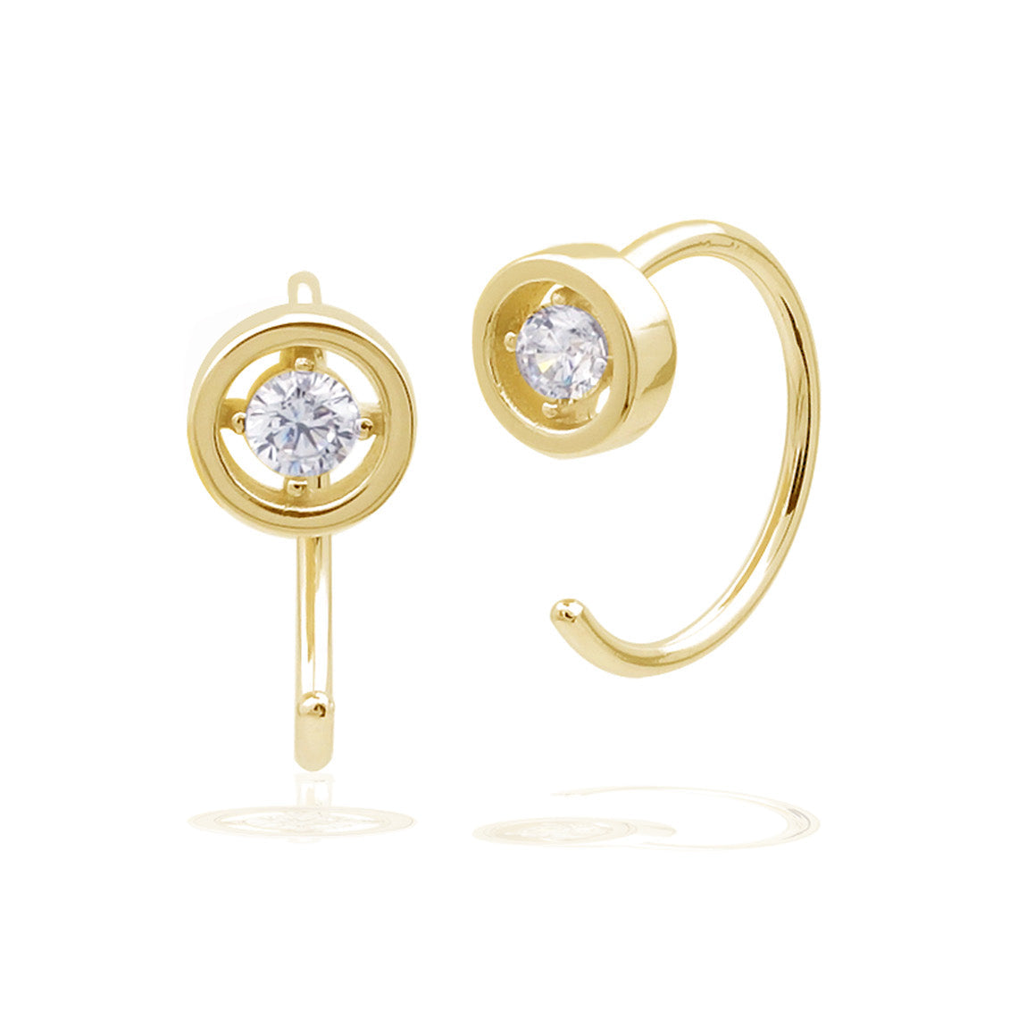 A Christmas Journey Hook Earrings Gold