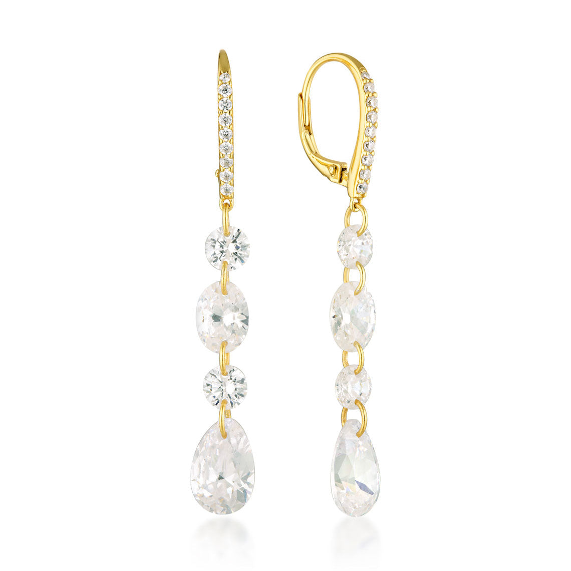 Georgini Mirage Olga Earrings Gold