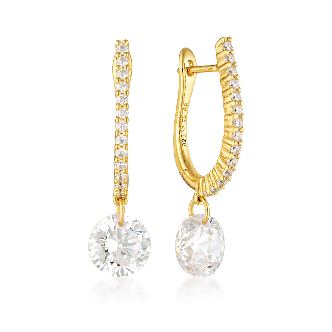 Georgini Mirage Mossman Earrings Gold