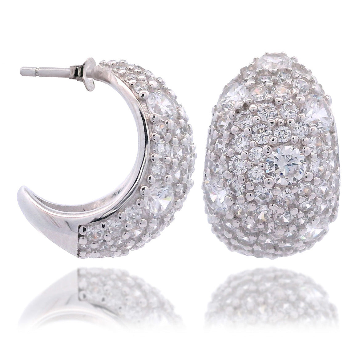 Georgini Sydney Soiree Double Bay Earrings Silver