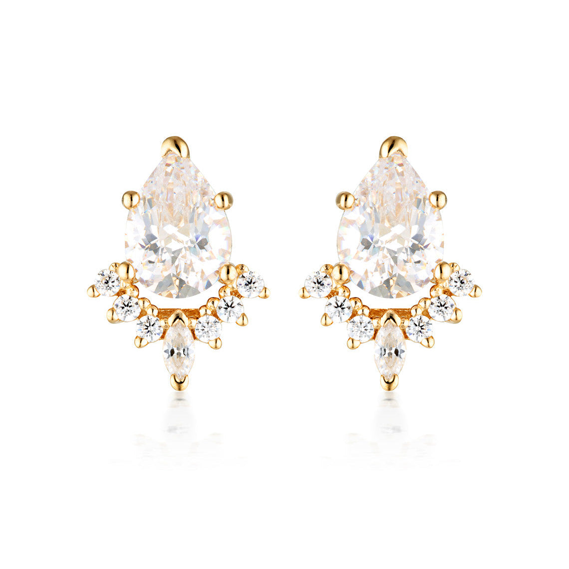 Iconic Bridal Penelope Earring Gold
