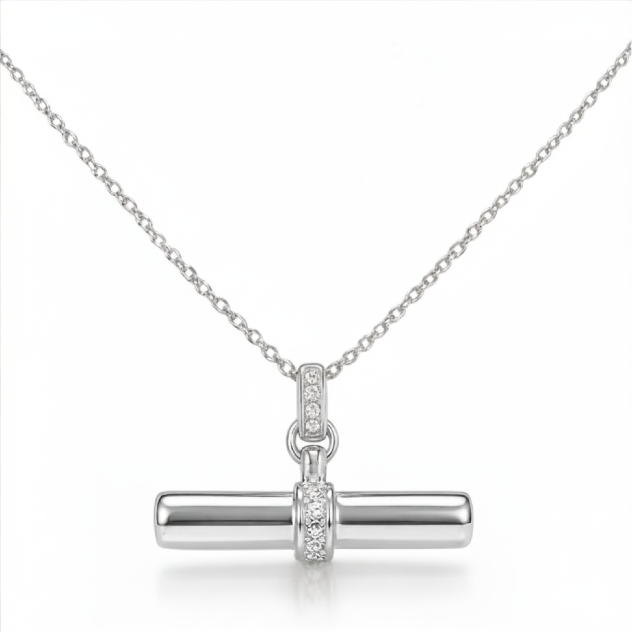 Georgini Alchemy Andy Fob Pendant Silver