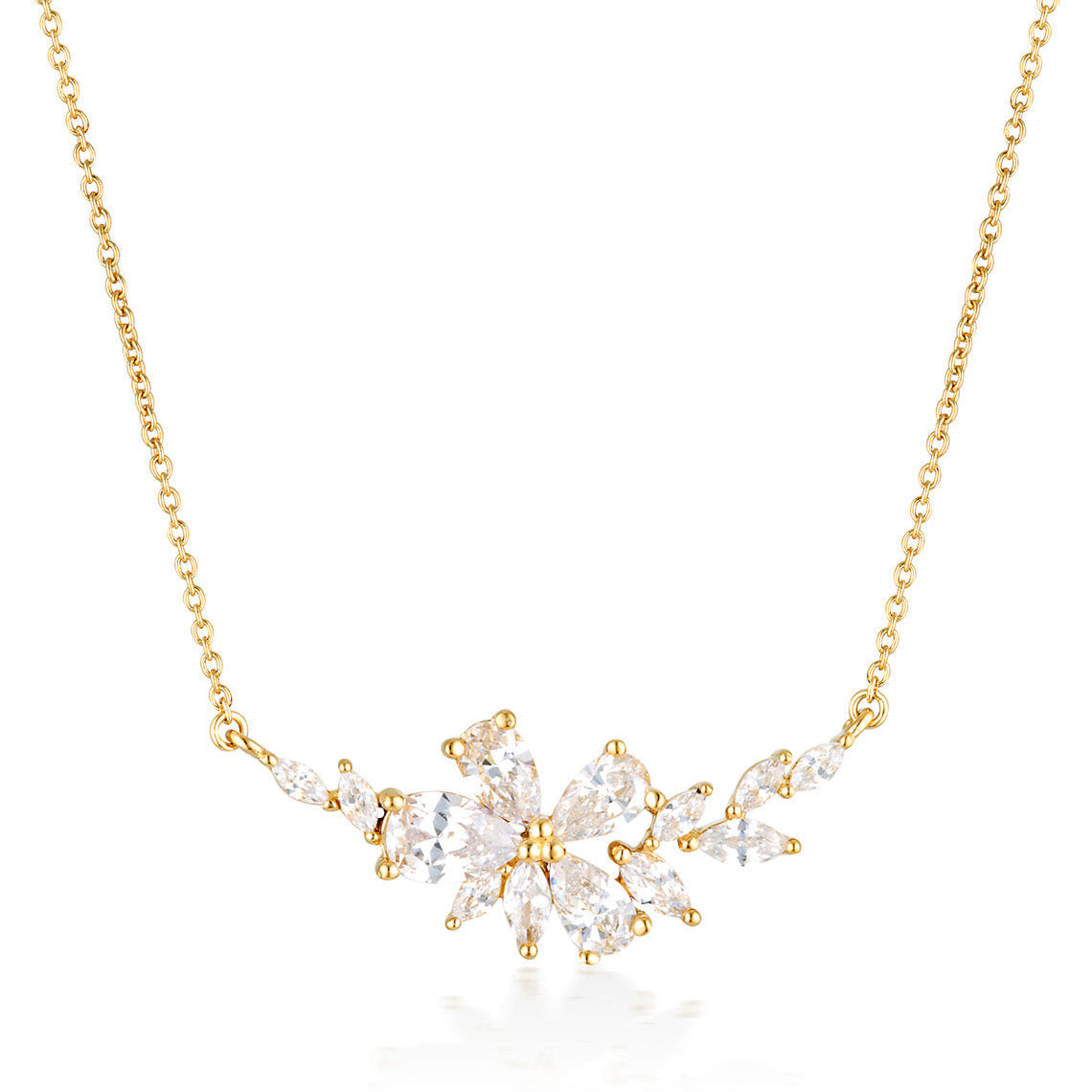 Iconic Bridal Hyacinth Necklace Gold
