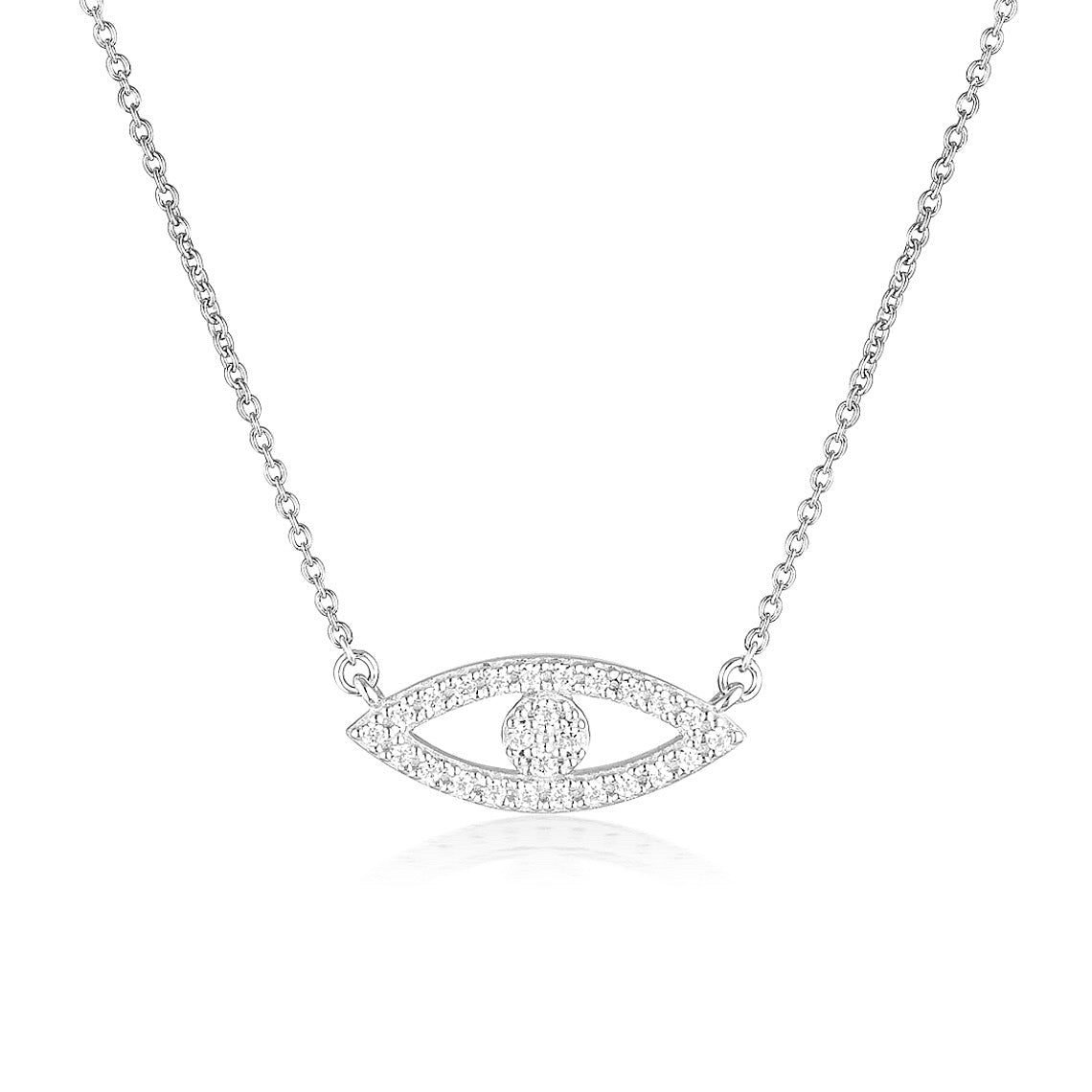 Rock Star Evil Eye Silver Pendant