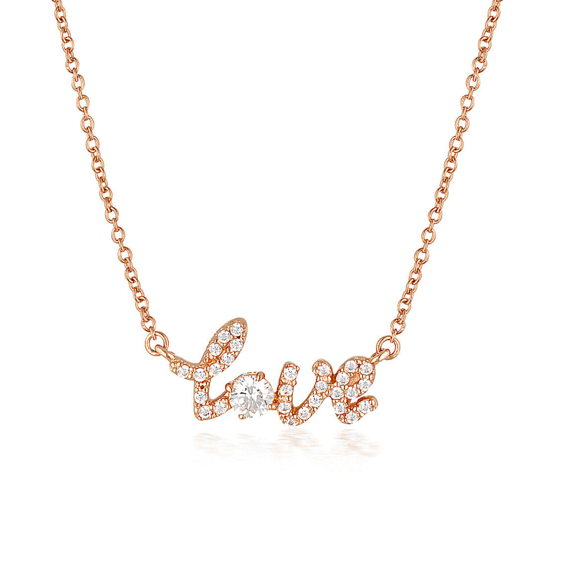 Noel Nights Love Pendant Rose Gold
