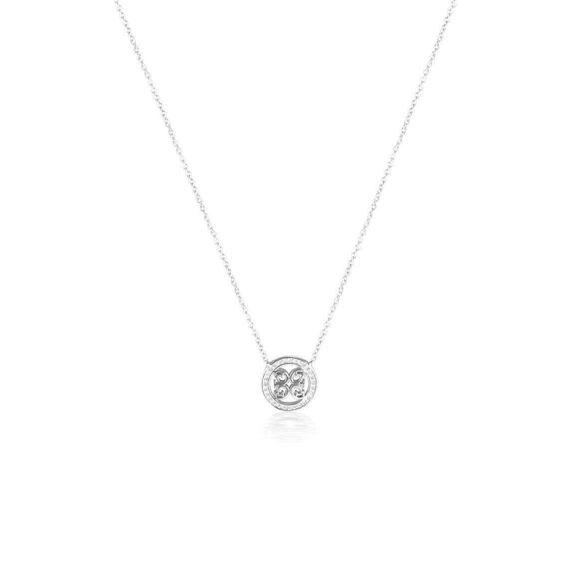 Signature Medalion Pendant Silver