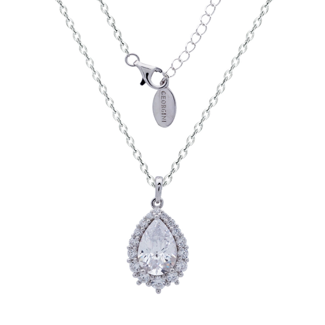 A Christmas Journey Elegant Pendant Silver