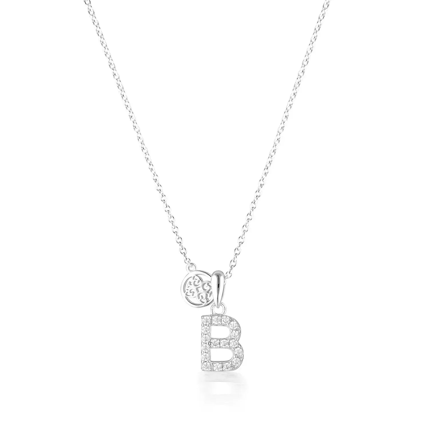 Georgini Luxury Letters B Initial Pendant Silver