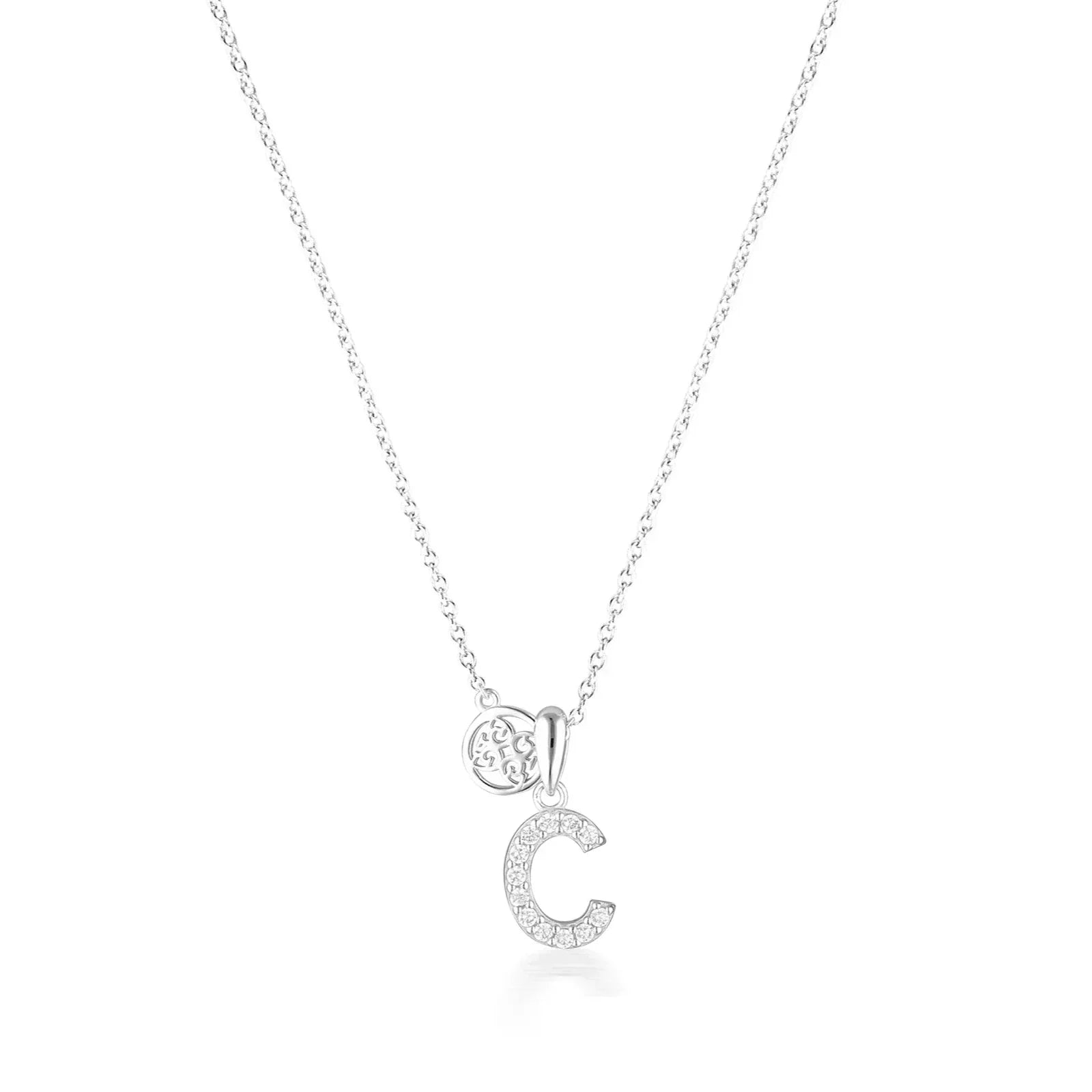 Georgini Luxury Letters C Initial Pendant Silver