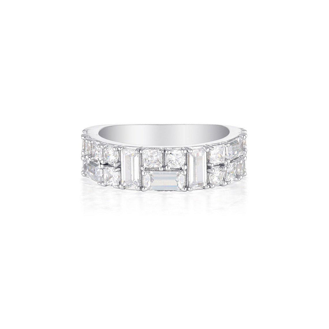 Mosaic Silver Band