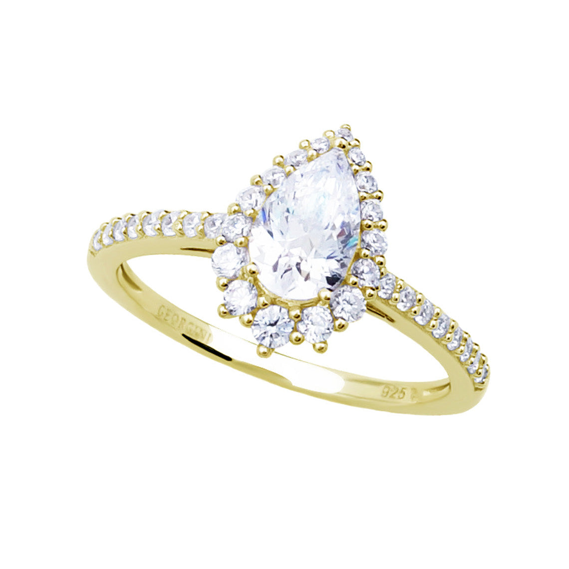 A Christmas Journey Elegant Ring Gold