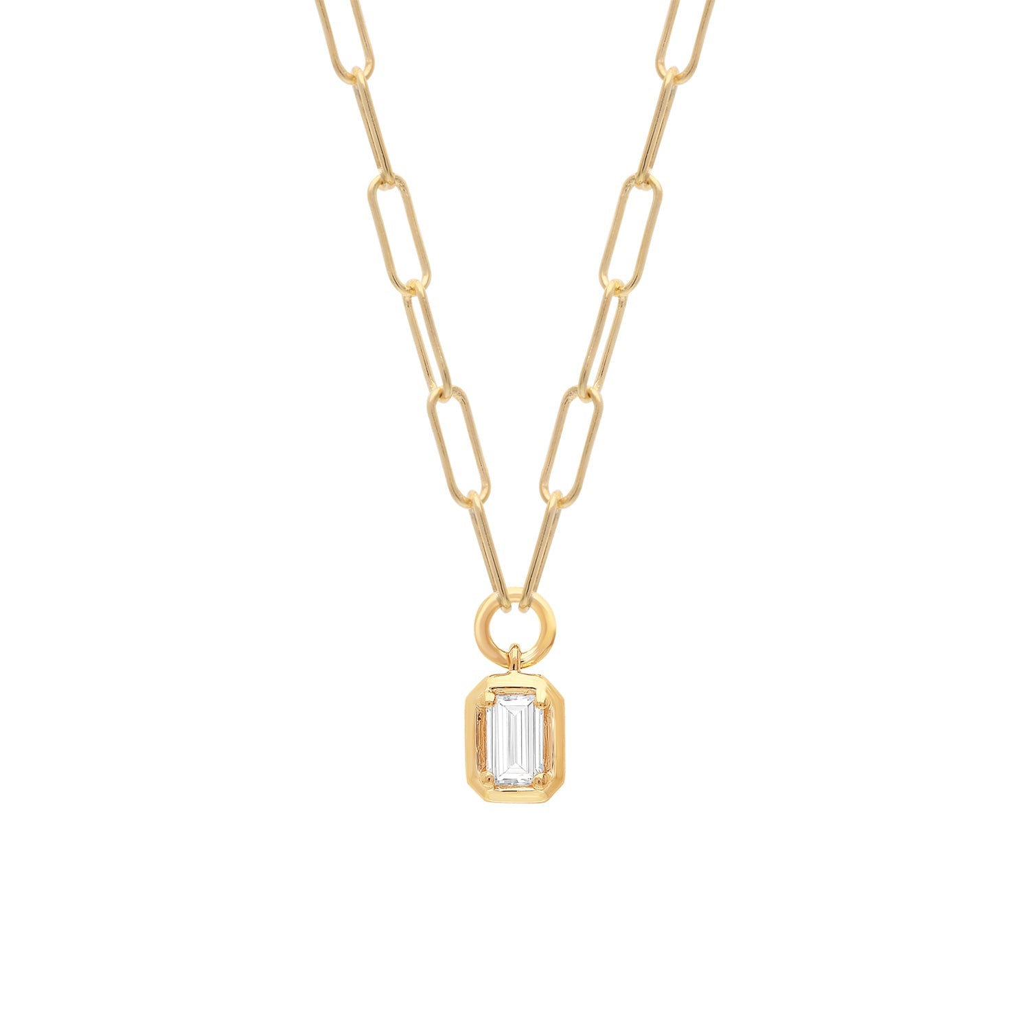 0.5ct Lab Grown Diamond Necklace in 9ct Yellow Gold