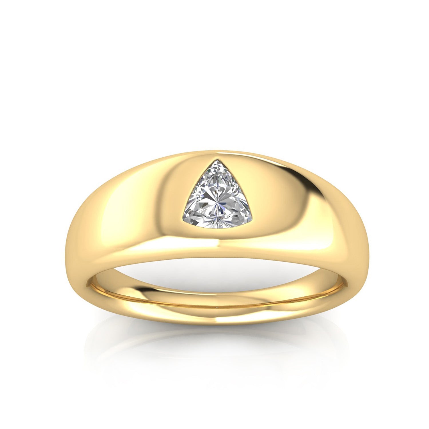22ct Gold Vermeil 0.30ct Lab Grown Diamond Ring