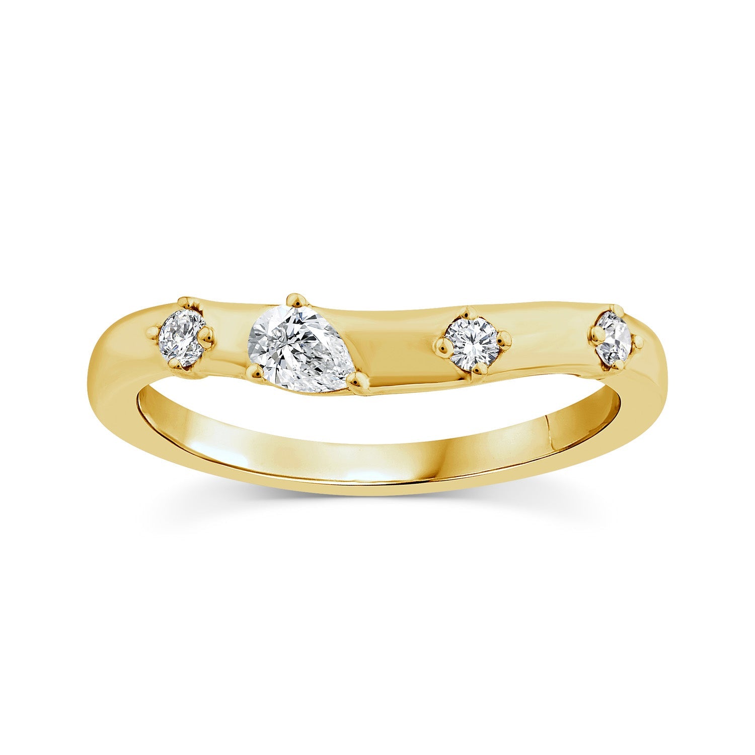22ct Gold Vermeil 0.20ct Lab Grown Diamond Ring
