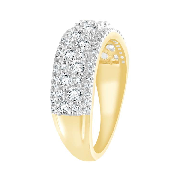 1.00ct Lab Grown Diamond Ring in 9ct Yellow Gold