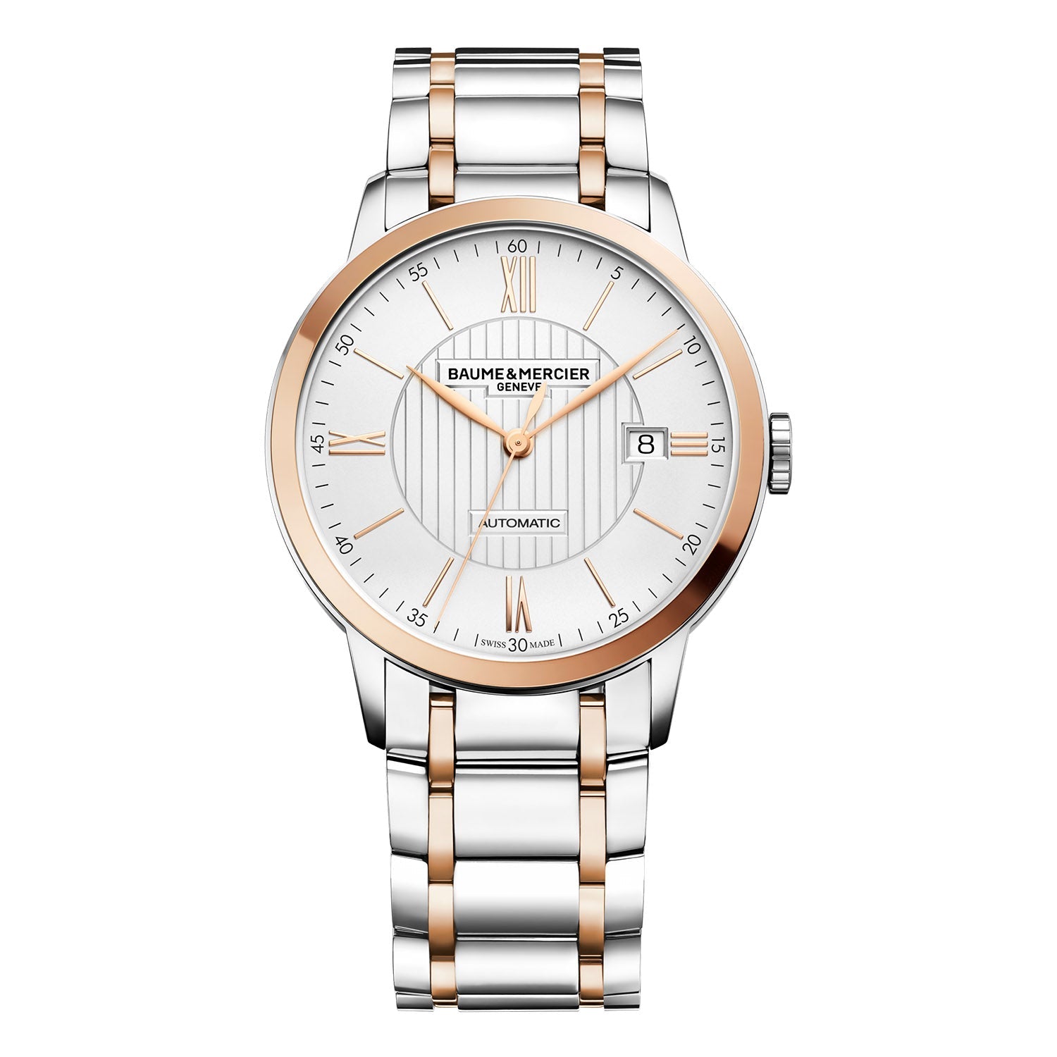 Baume & Mercier Classima Automatic, Date, 18K Pink Gold Capped Men's Watch 40mm