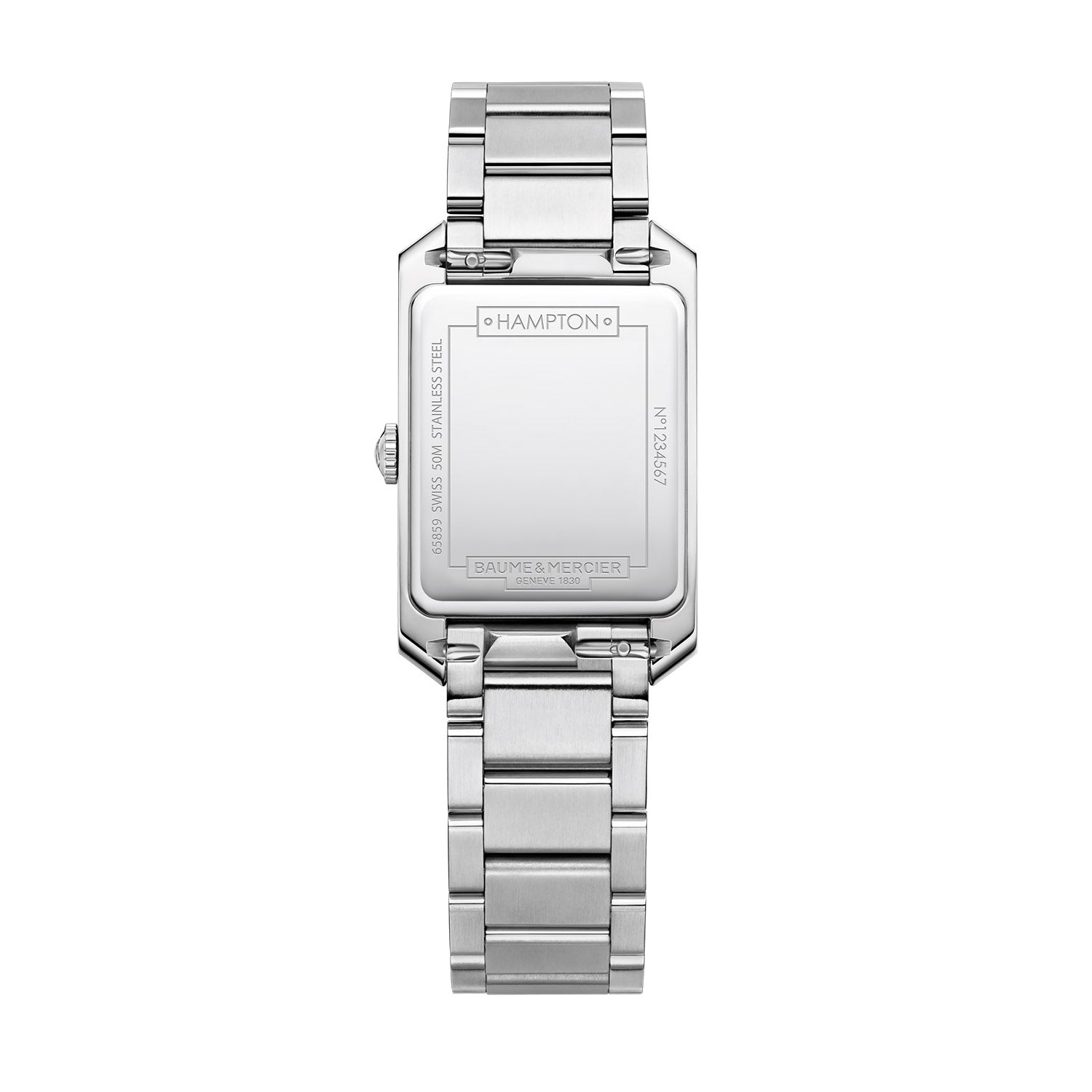 Baume & Mercier Hampton Stainless Steel Bracelet Women's Watch 35 x 22mm