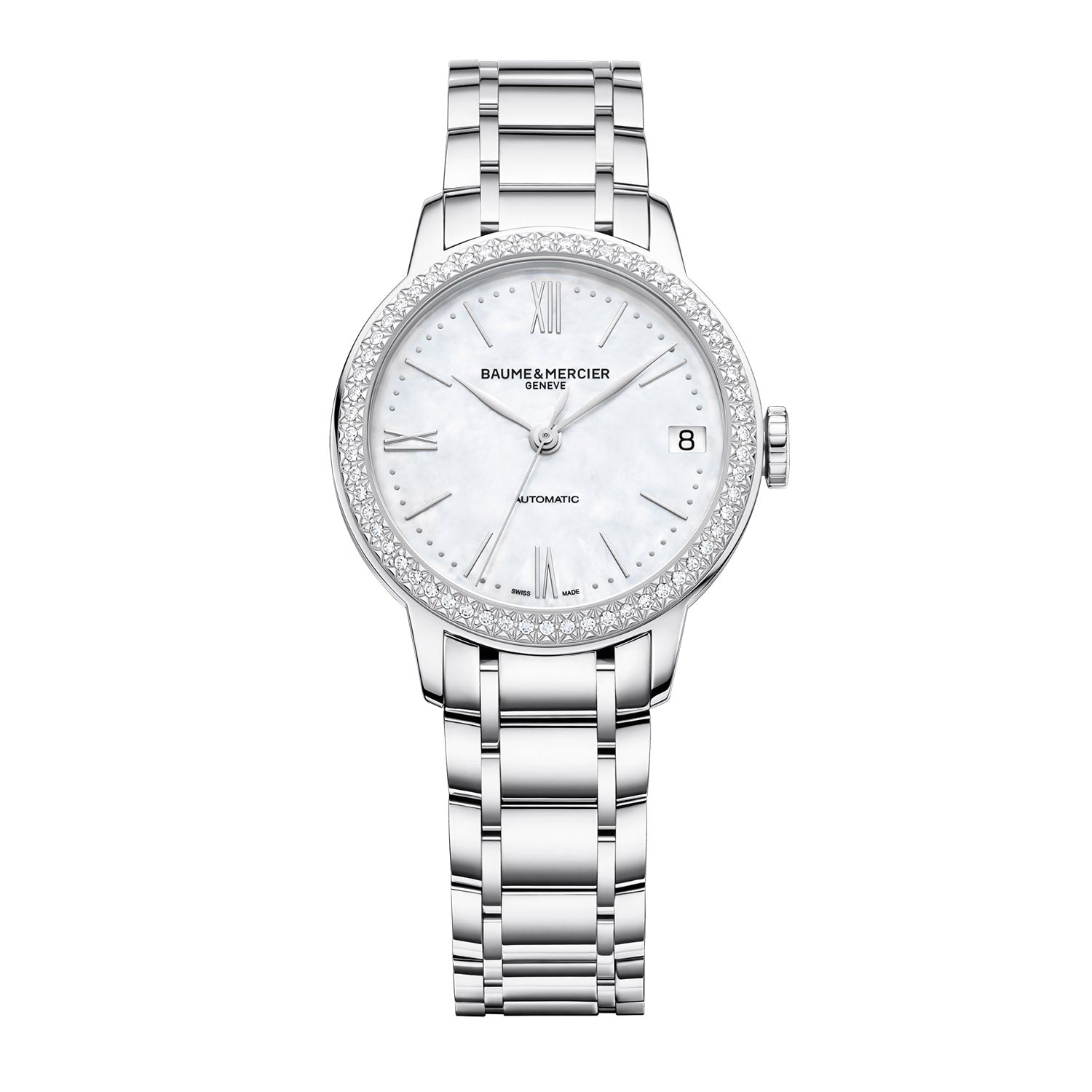 Baume & Mercier Classima Automatic, Date, Diamond Set Women's Watch 31mm