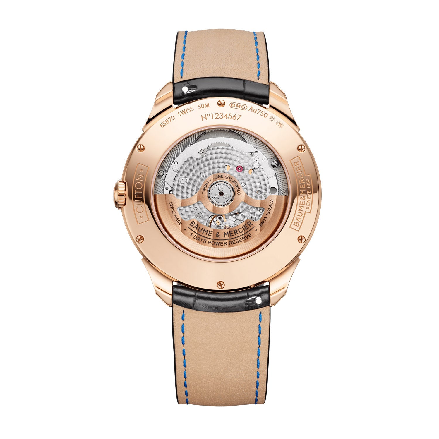 Baume & Mercier Clifton Baumatic, Perpetual Calendar Men's Watch 42mm