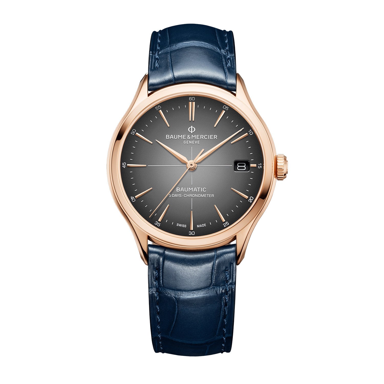 Baume & Mercier Clifton Baumatic, Cosc Certified Men's Watch 39mm