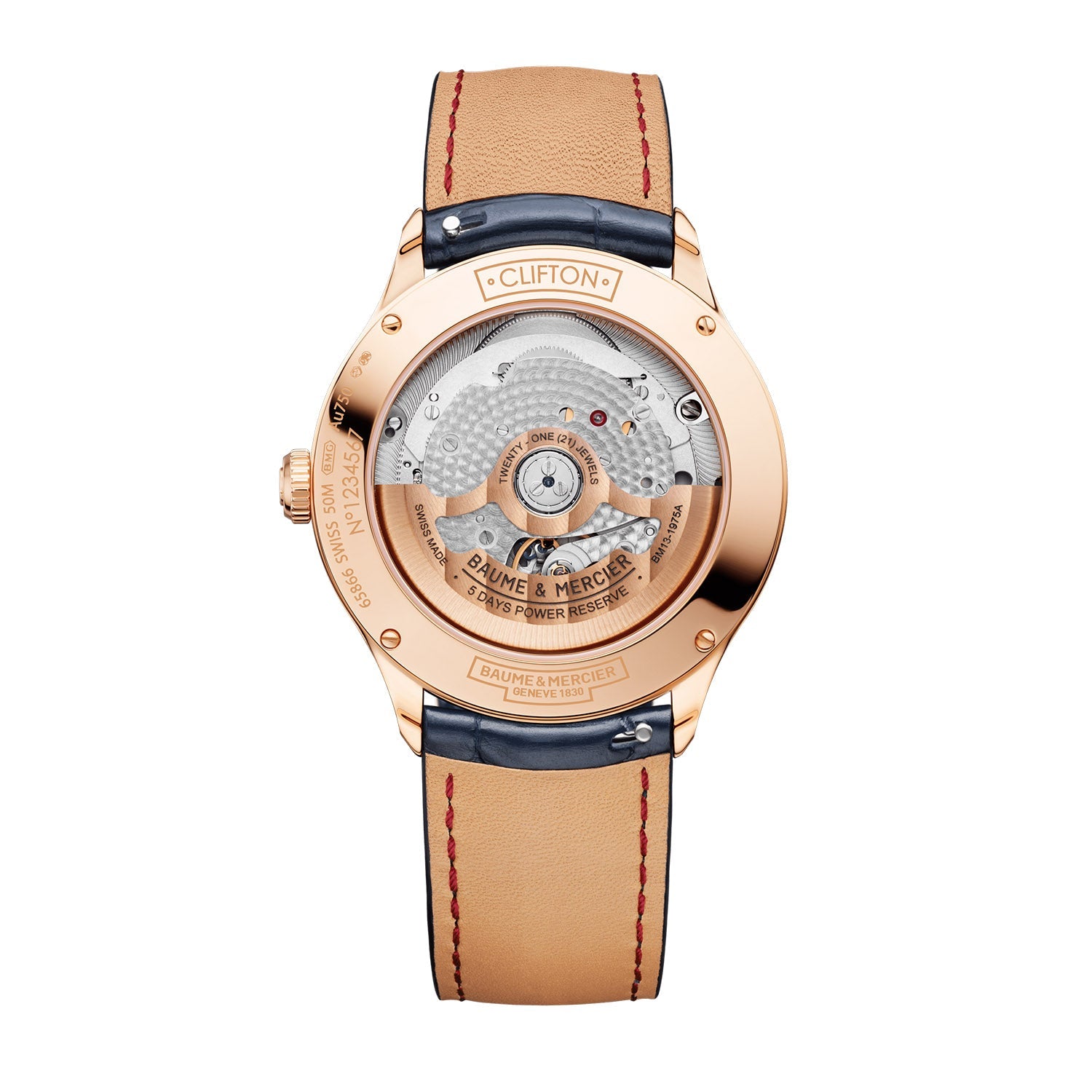 Baume & Mercier Clifton Baumatic, Cosc Certified Men's Watch 39mm