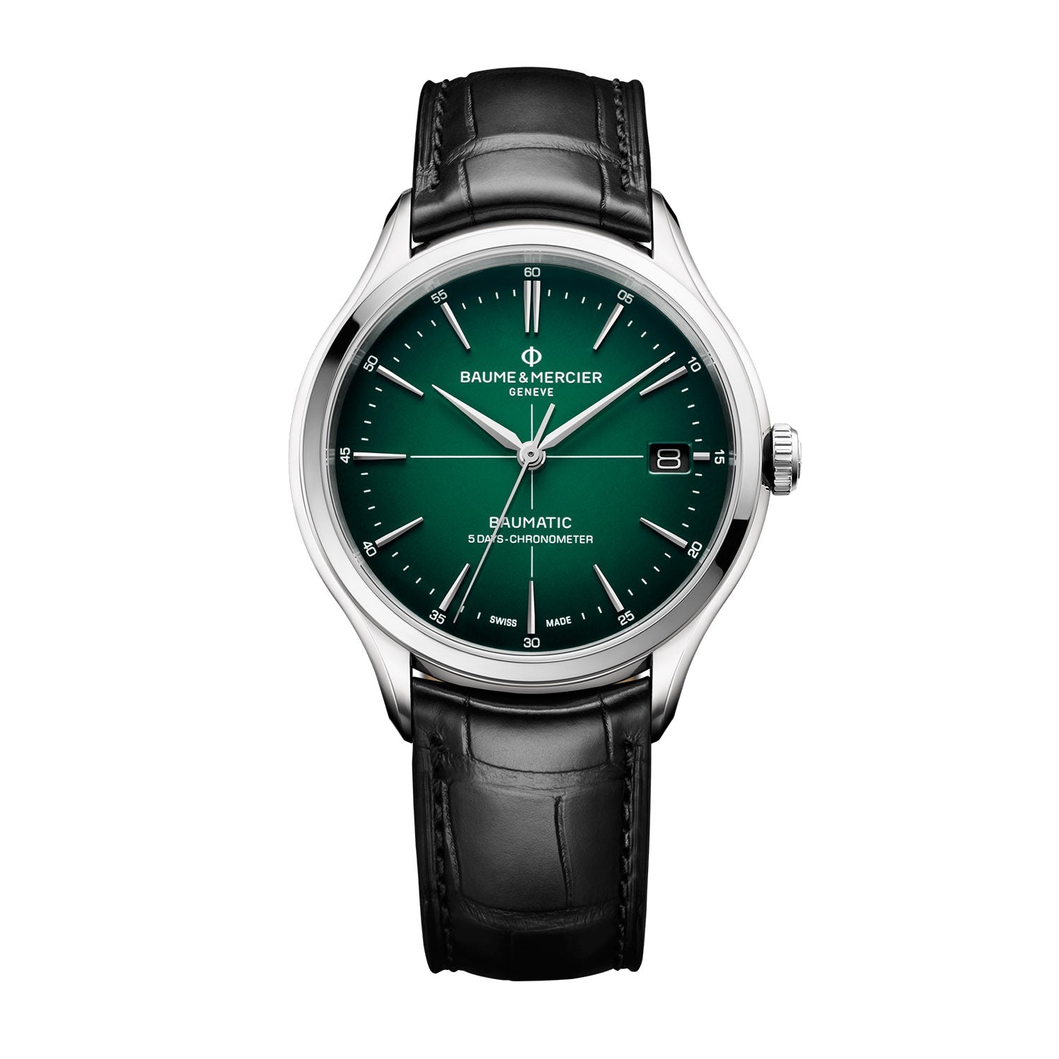 Baume & Mercier Clifton Baumatic, Cosc Certified Men's Watch 40mm
