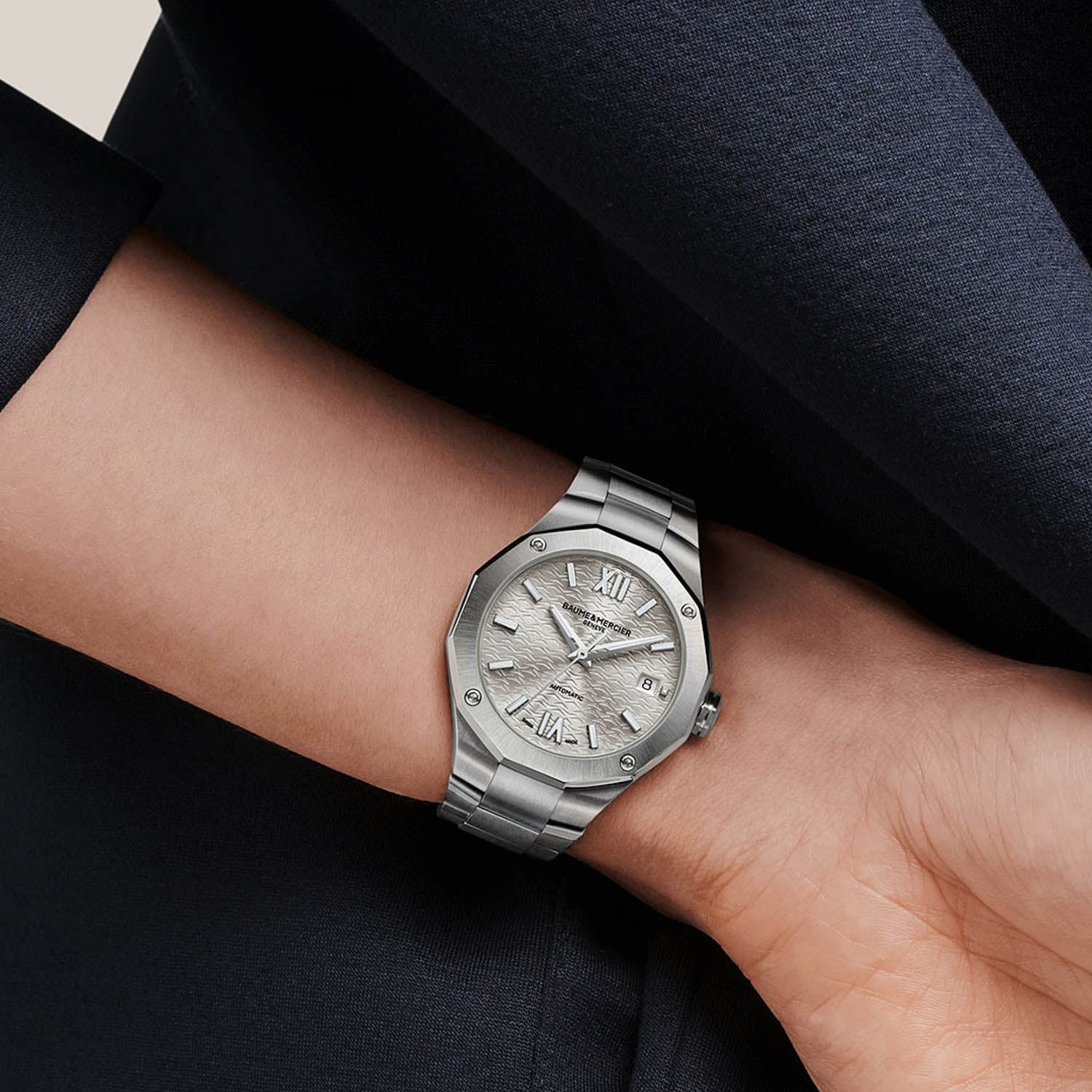 Baume & Mercier Riviera Automatic, Date Display Women's Watch 36mm