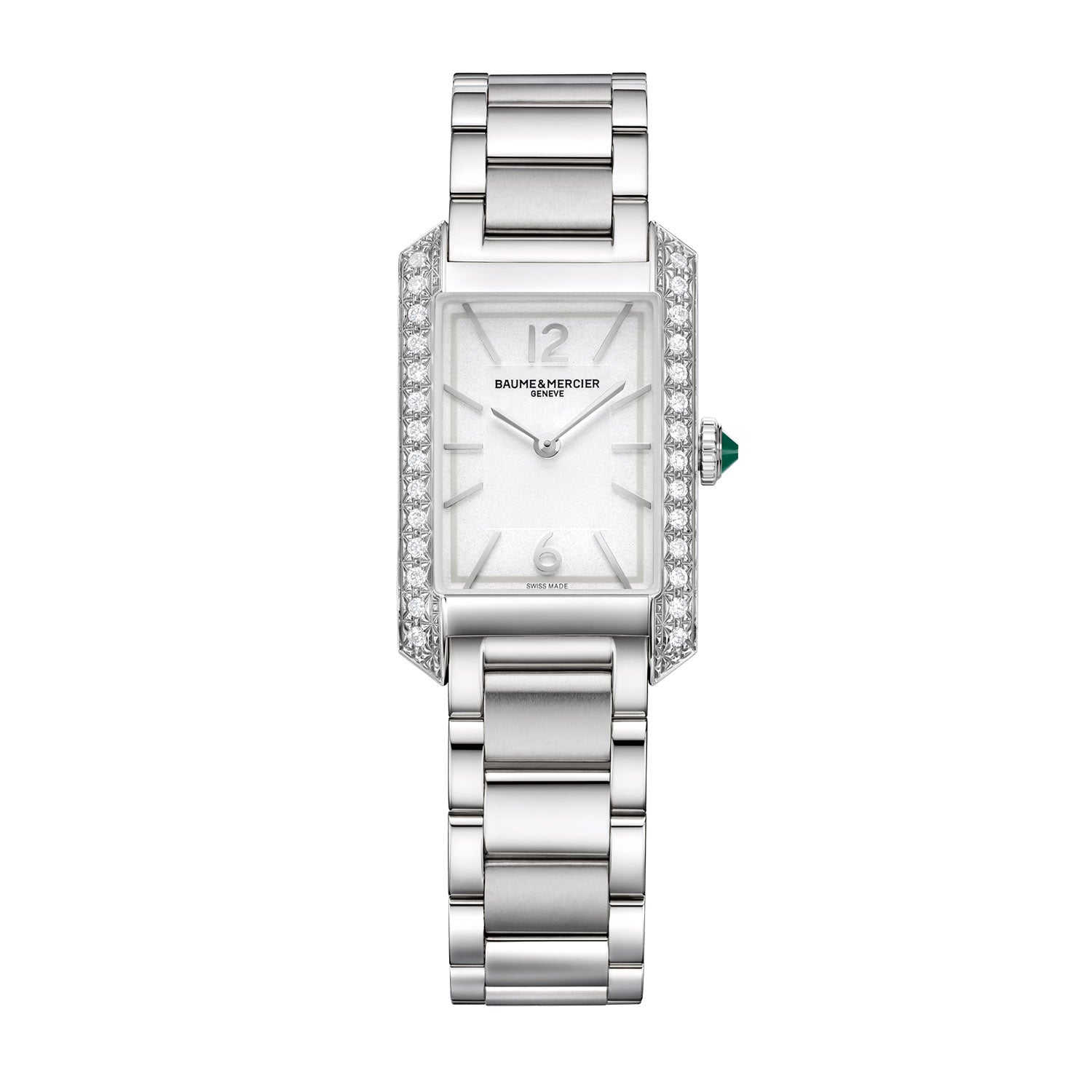 Baume & Mercier Hampton Quartz, Diamond Set Women's Watch 35 x 22mm