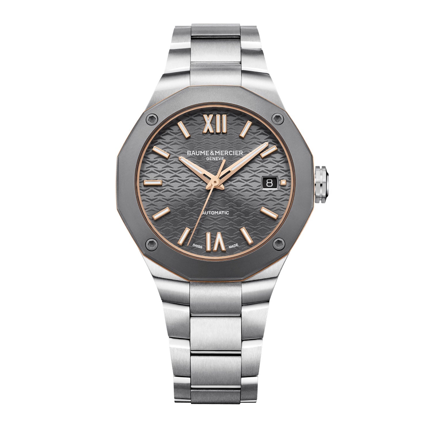 Baume & Mercier Riviera Automatic Watch, Steel Titanium - 36mm