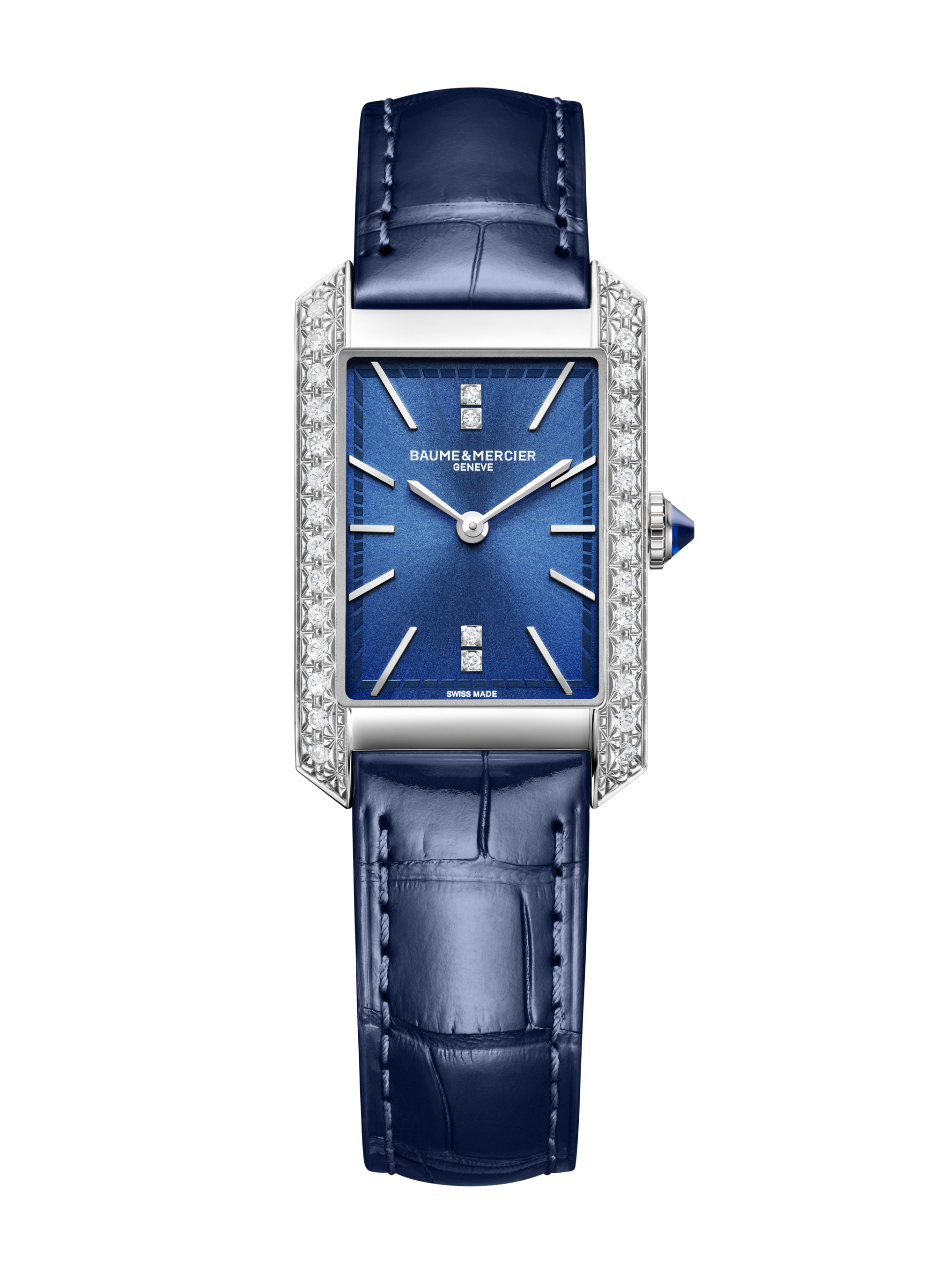 Baume & Mercier Hampton Watch Diamond Set - 35 x 22mm