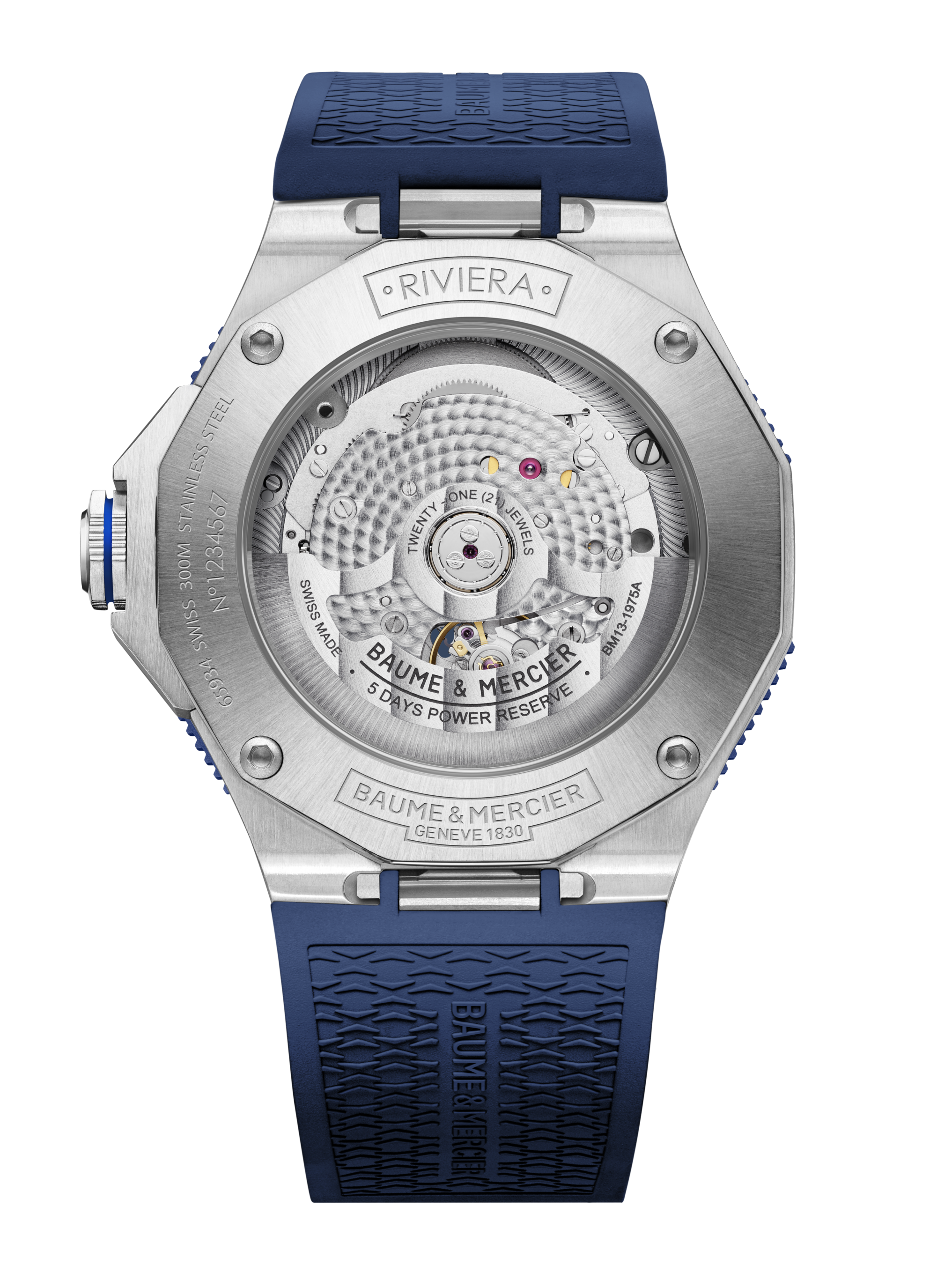 Baume & Mercier Riviera Automatic Watch Date Display - 42mm