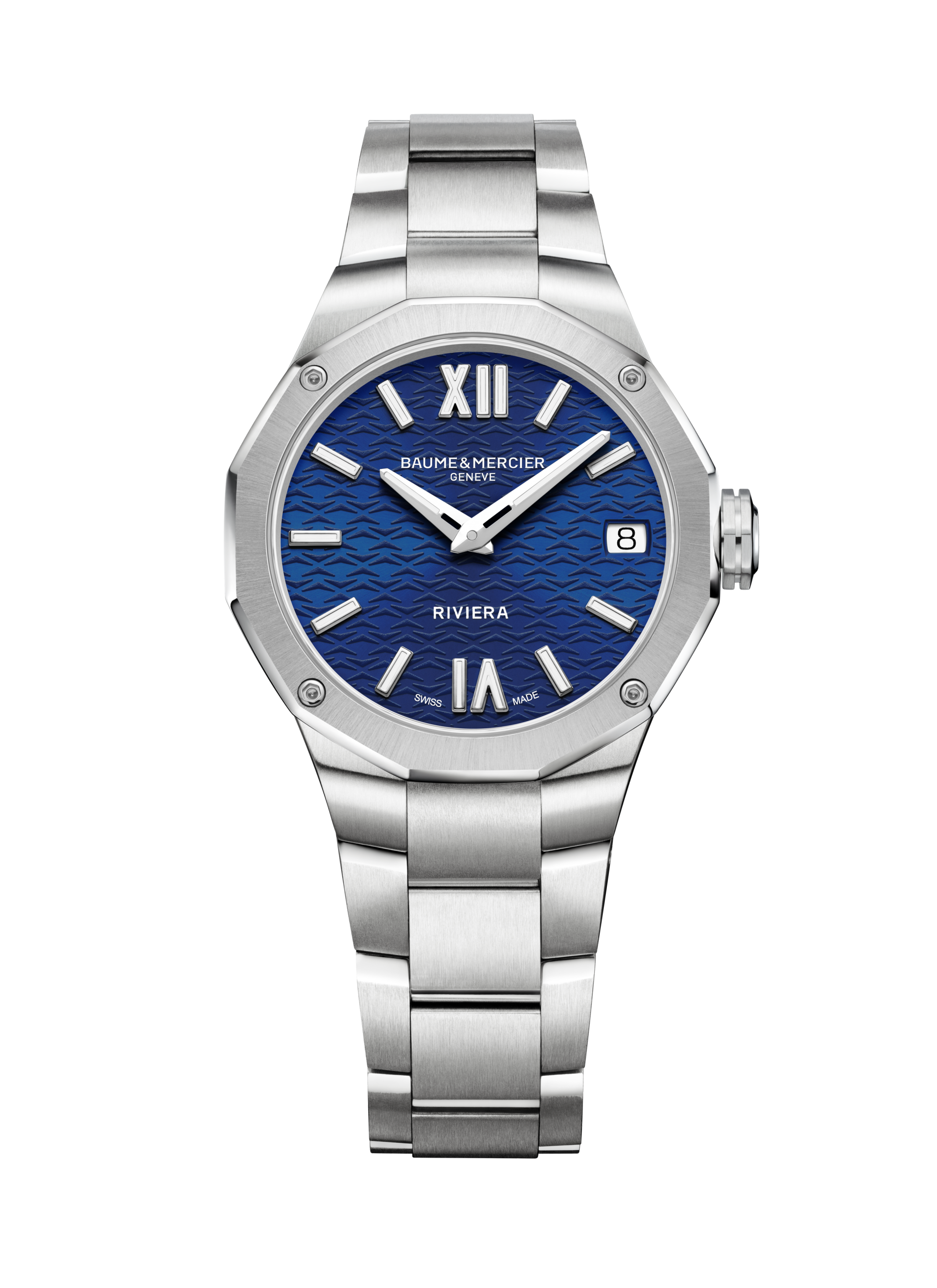 Baume & Mercier Riviera Quartz Watch Date Display - 33mm