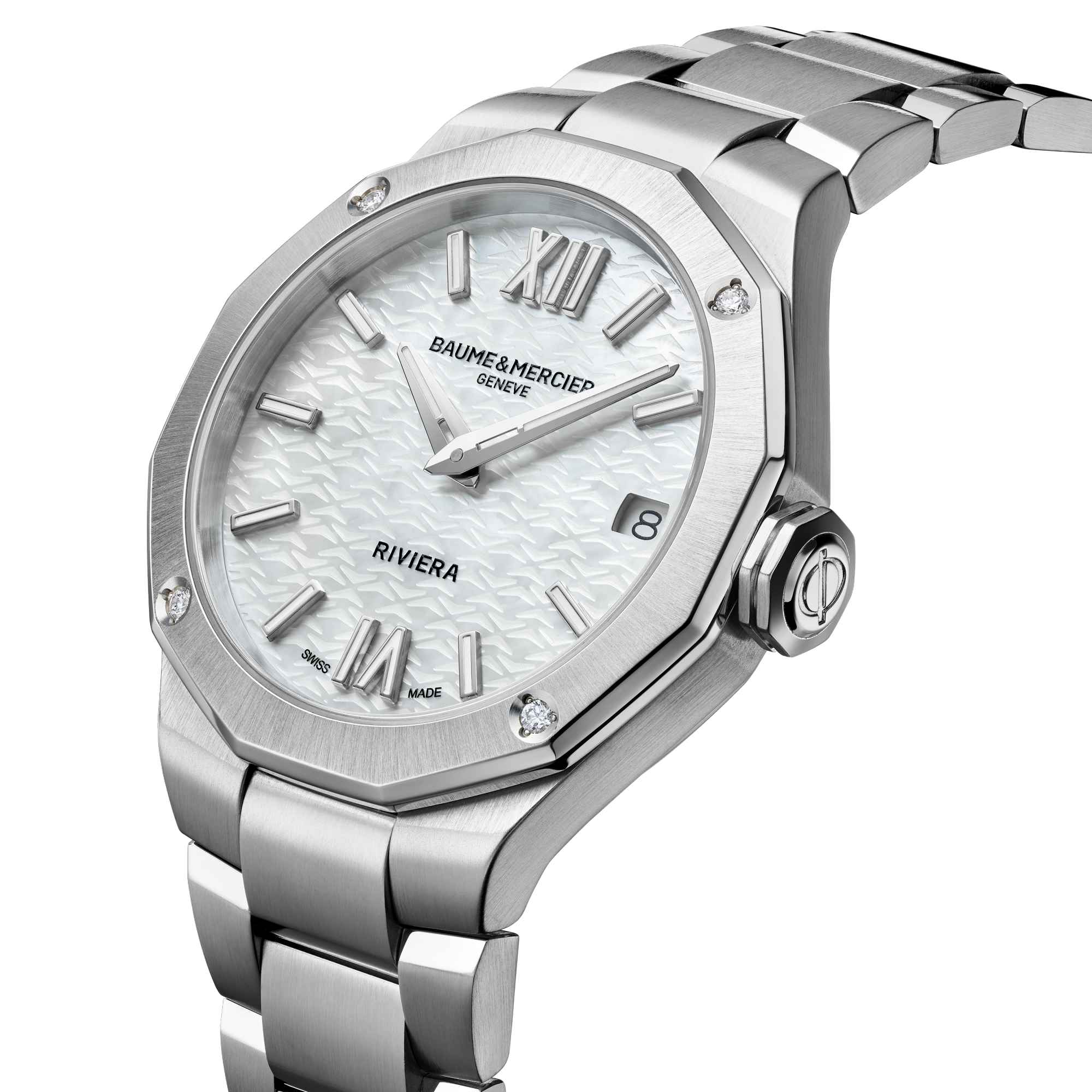 Baume & Mercier Riviera Date Display Women's Watch 33mm