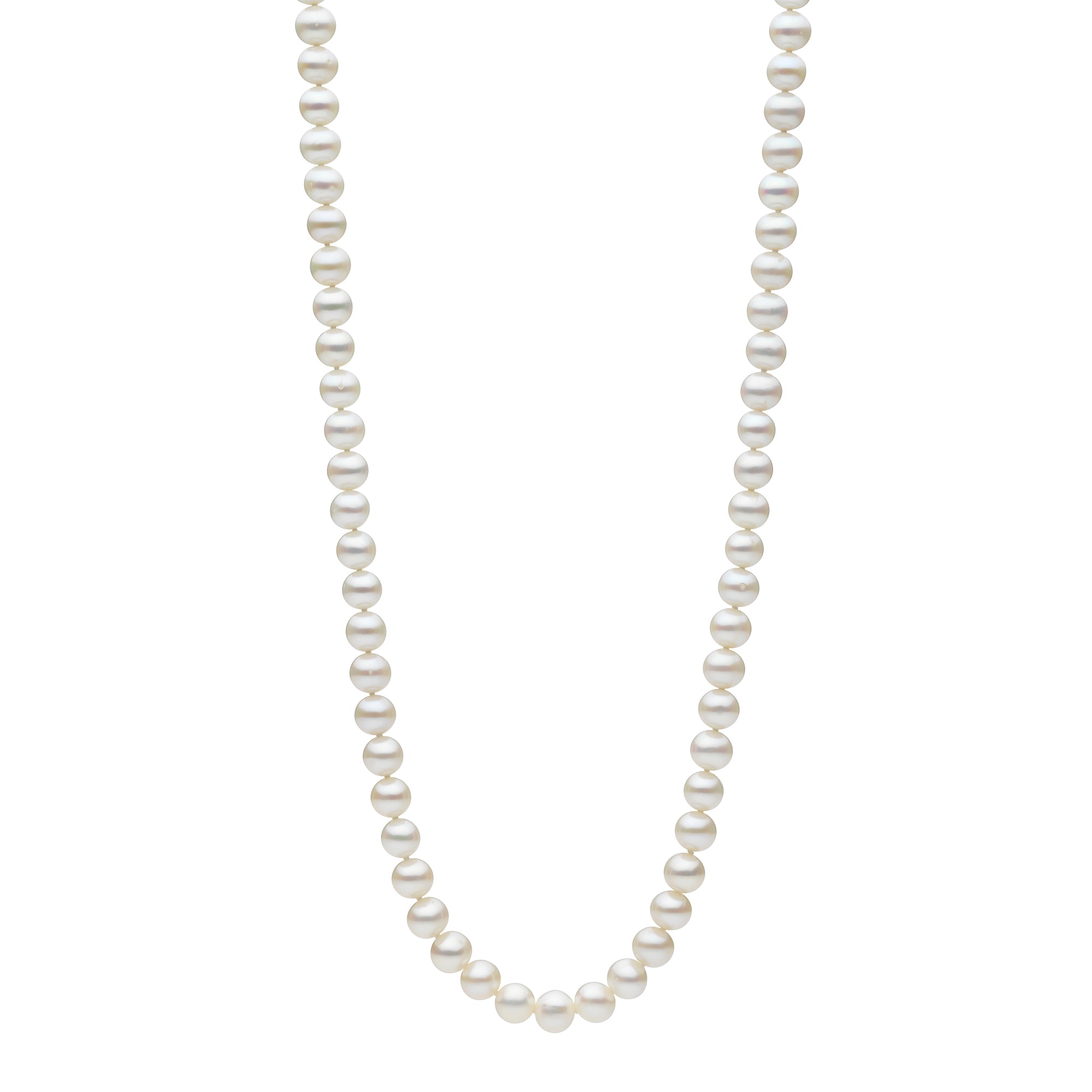 Sterling Silver Freshwater Pearl 45cm Strand Necklace
