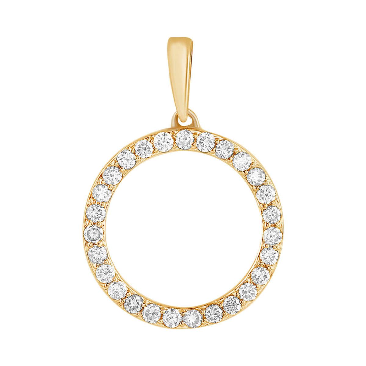 9ct Gold 0.33ct Lab Grown Diamond Pendant