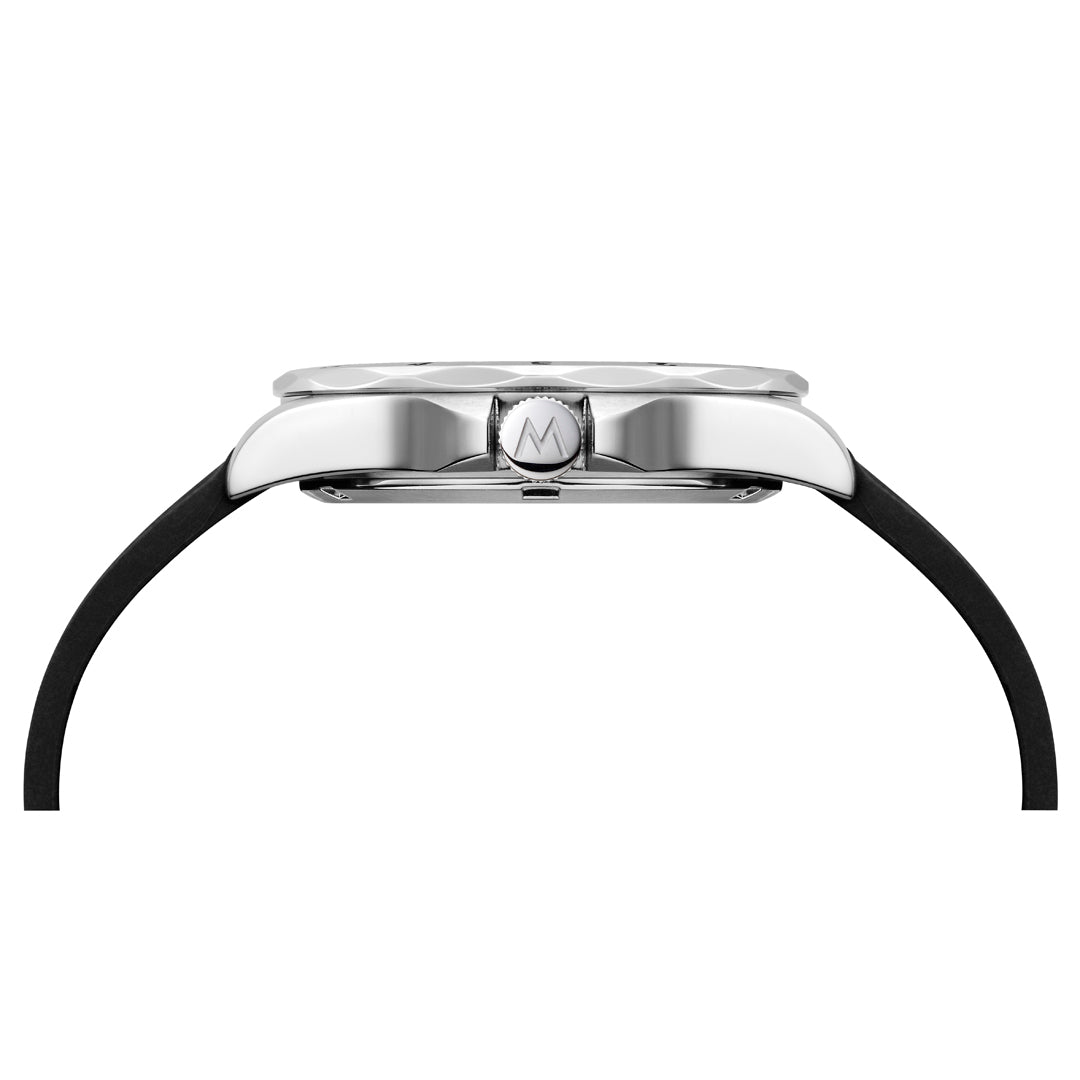 Mondaine Numeri Black Silicon 42mm Watch - MSN.4211B.RB