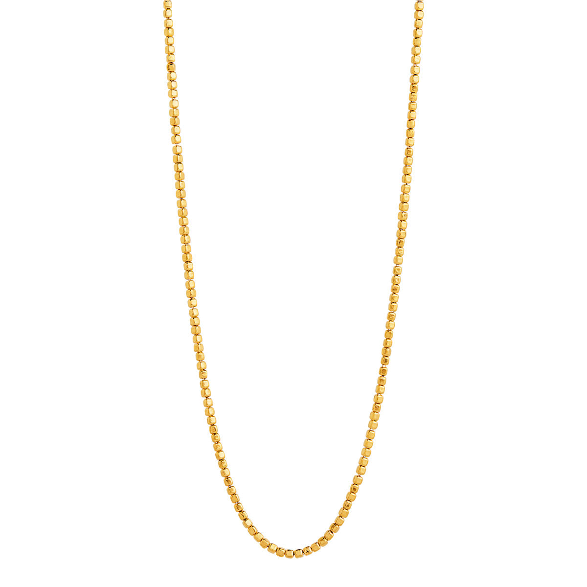 NAJO Quadrille Yellow Gold Necklace (45cm+ext)