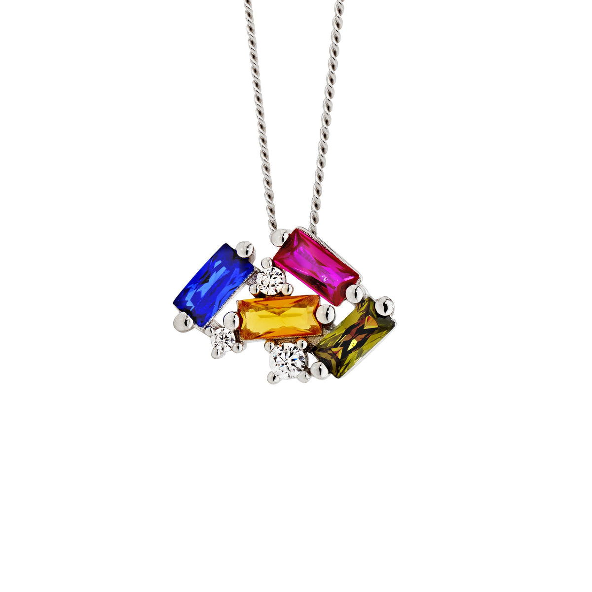 Sterling Silver Cubic Zirconia Pendant