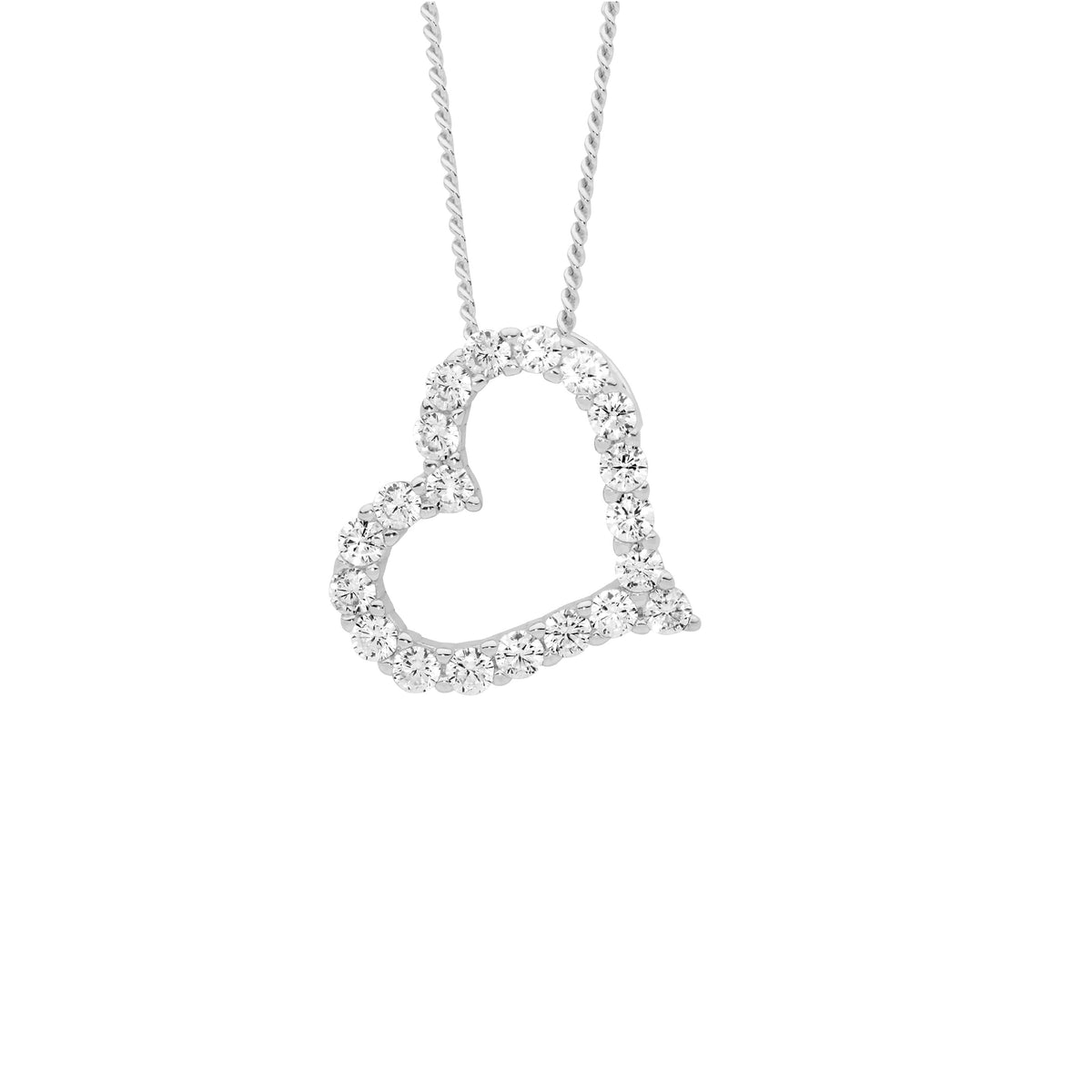 Sterling Silver Cubic Zirconia Pendant