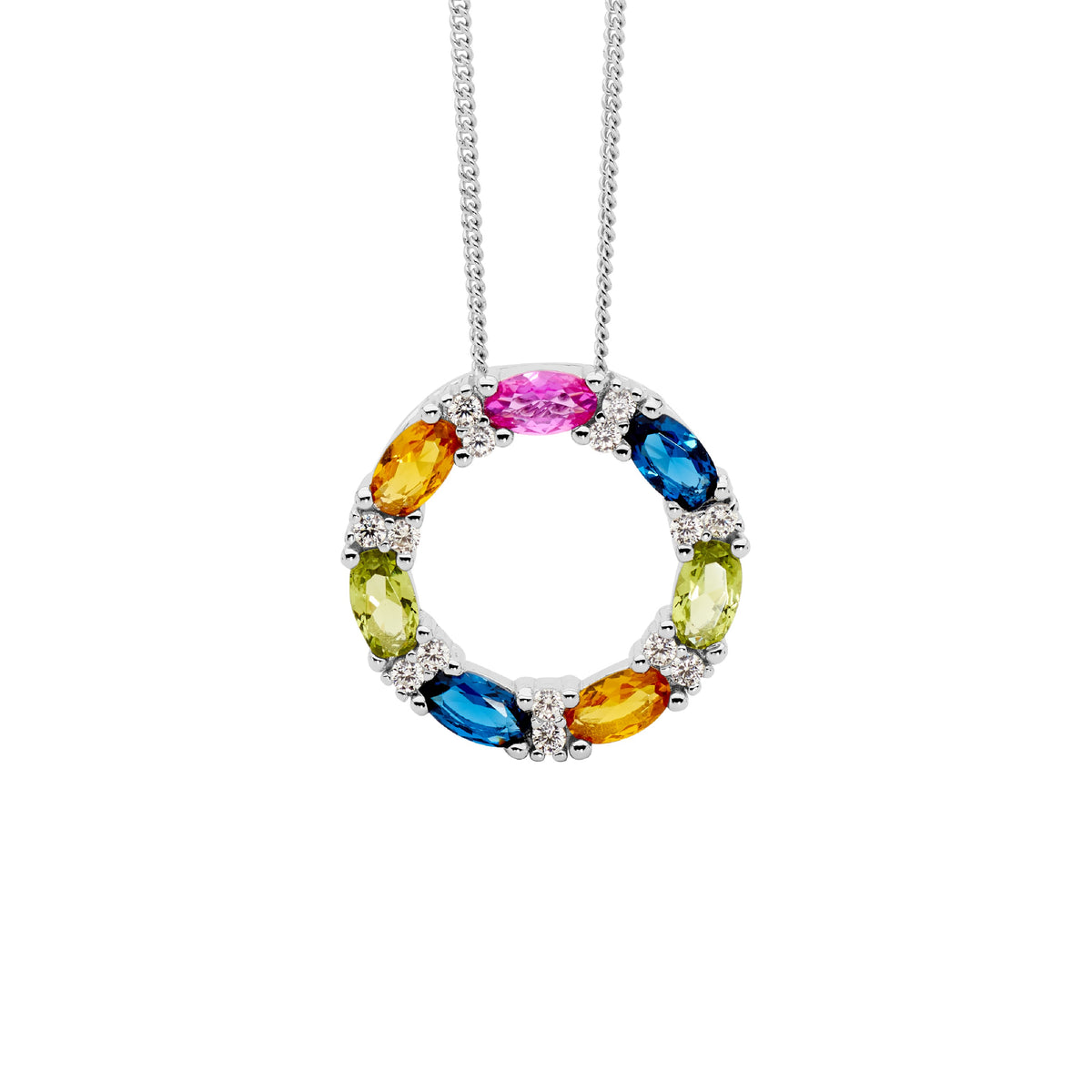 Sterling Silver Cubic Zirconia Pendant