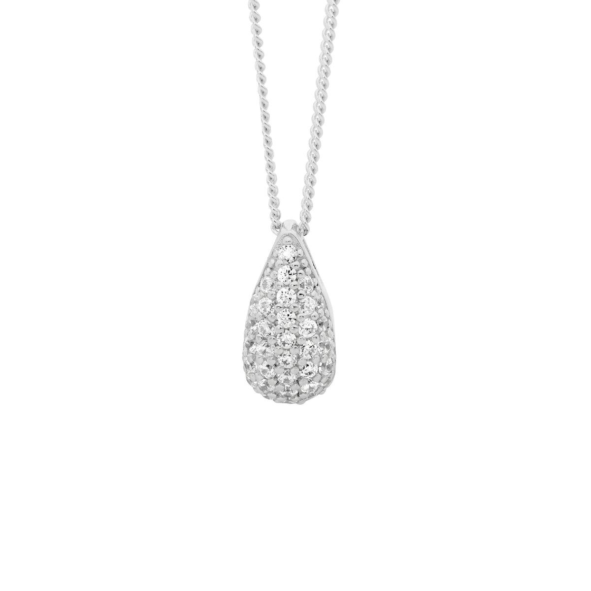 Sterling Silver Cubic Zirconia Pendant
