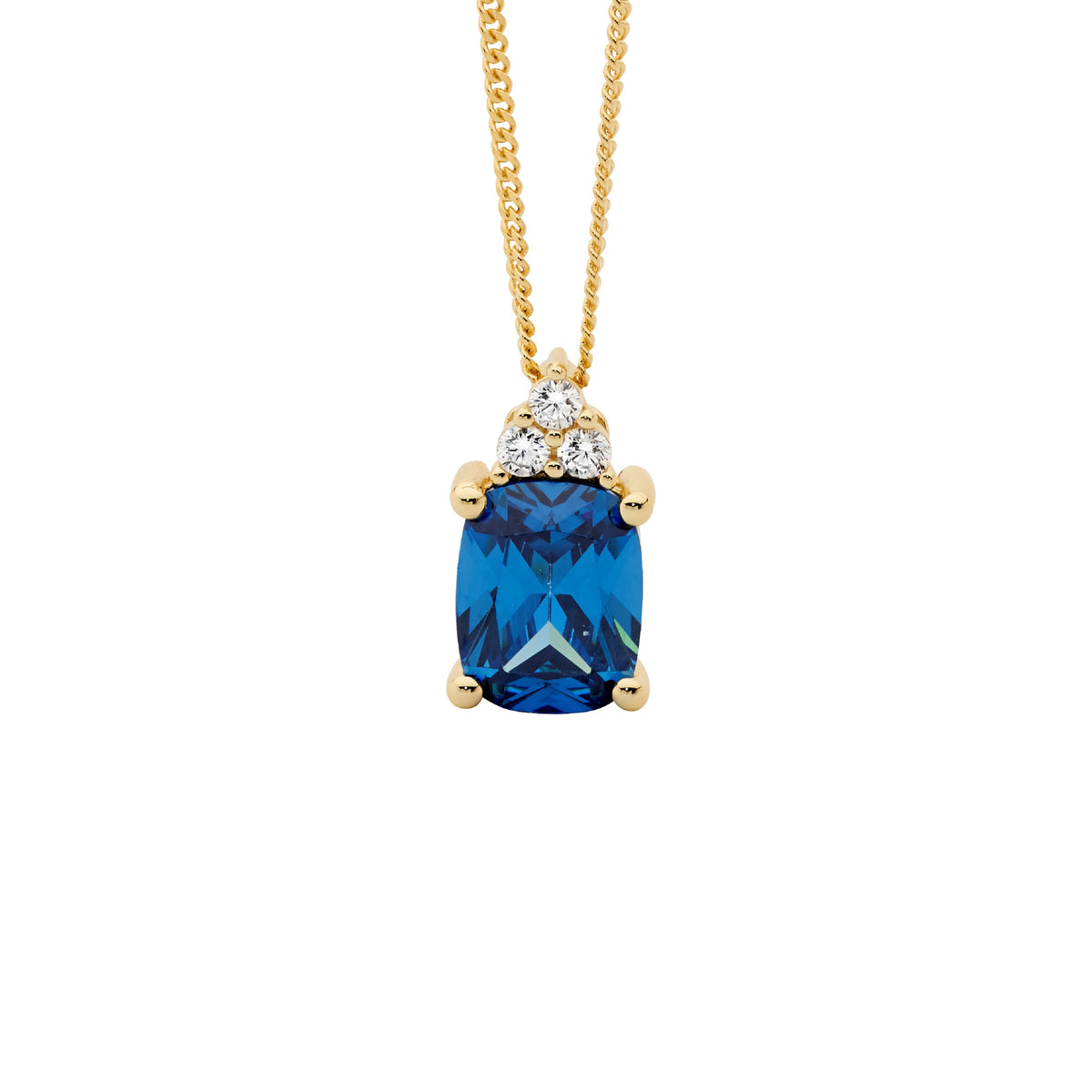 Sterling Silver Cubic Zirconia Pendant