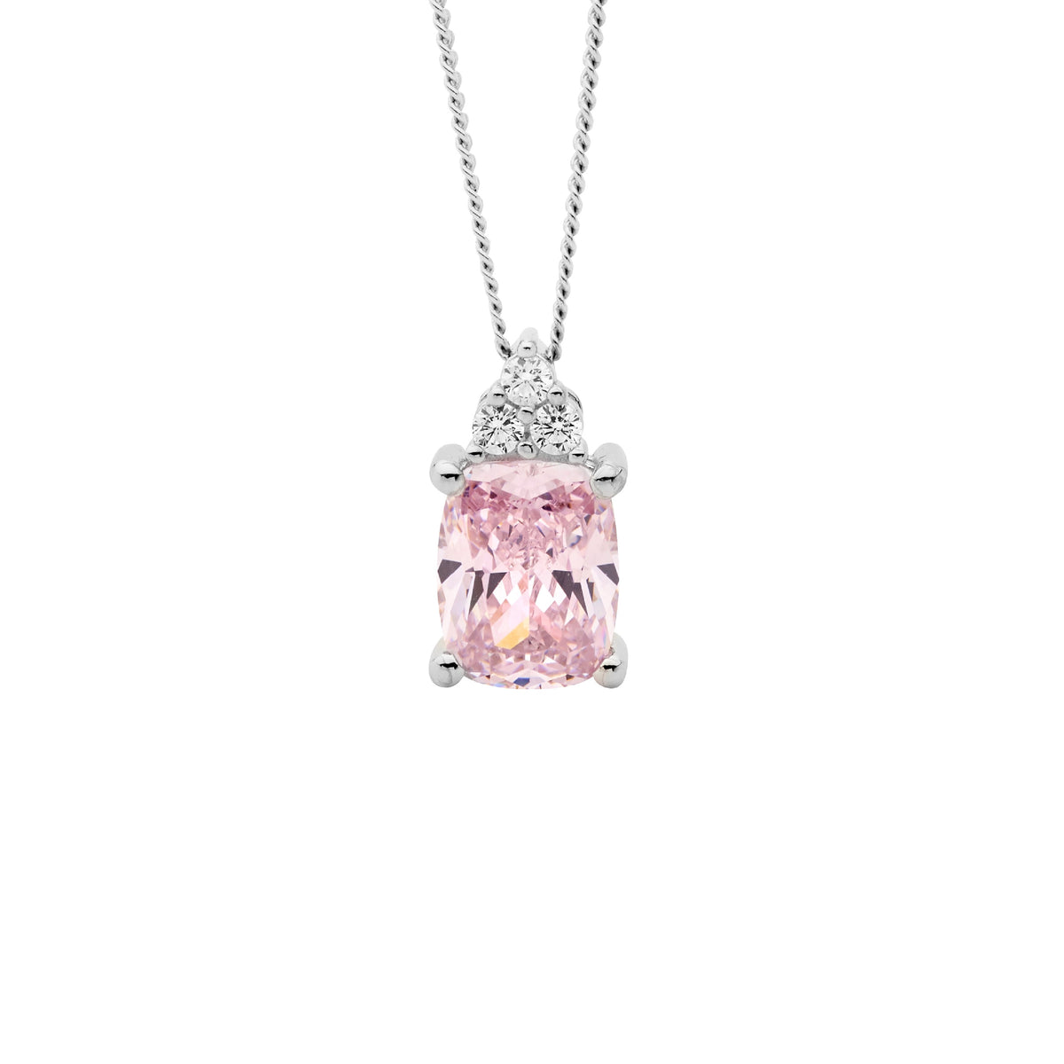 Sterling Silver Cubic Zirconia Pendant